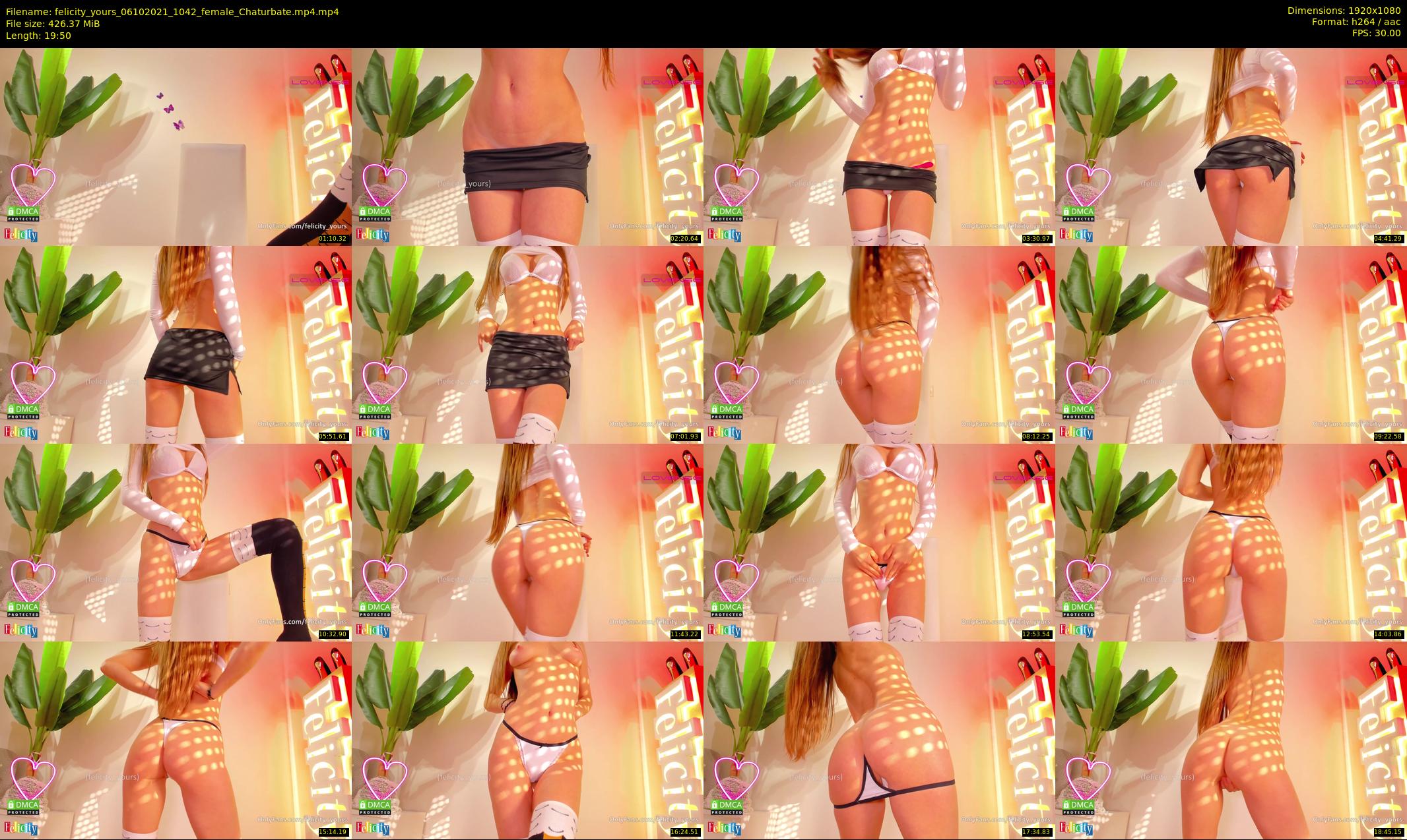 felicity_yours — 20 minute Chaturbate female cam show recording, 1080p, Oct 6, 2021
