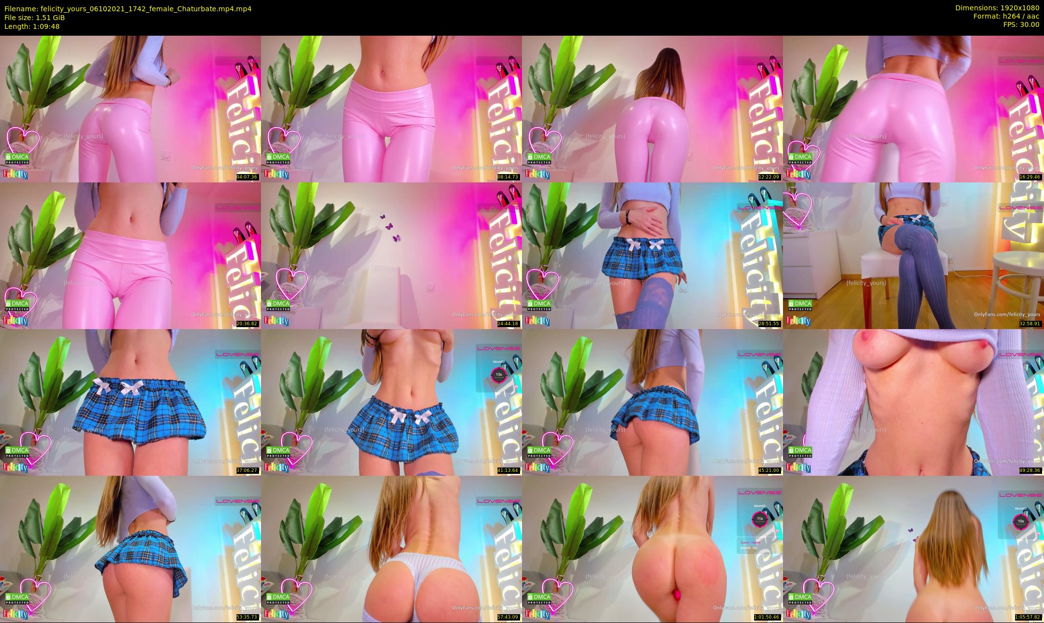 felicity_yours — 70 minute Chaturbate female cam show recording, 1080p, Oct 6, 2021