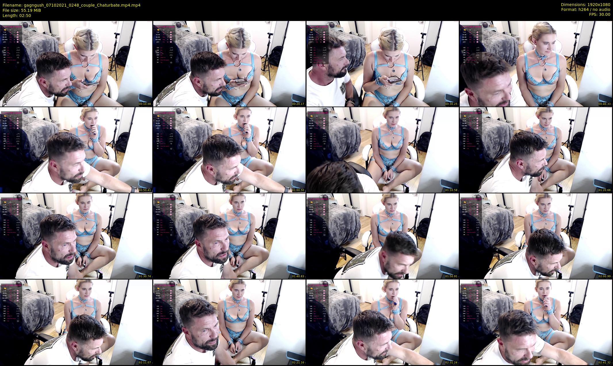 gagngush — 3 minute Chaturbate couple cam show recording, 1080p, Oct 7, 2021
