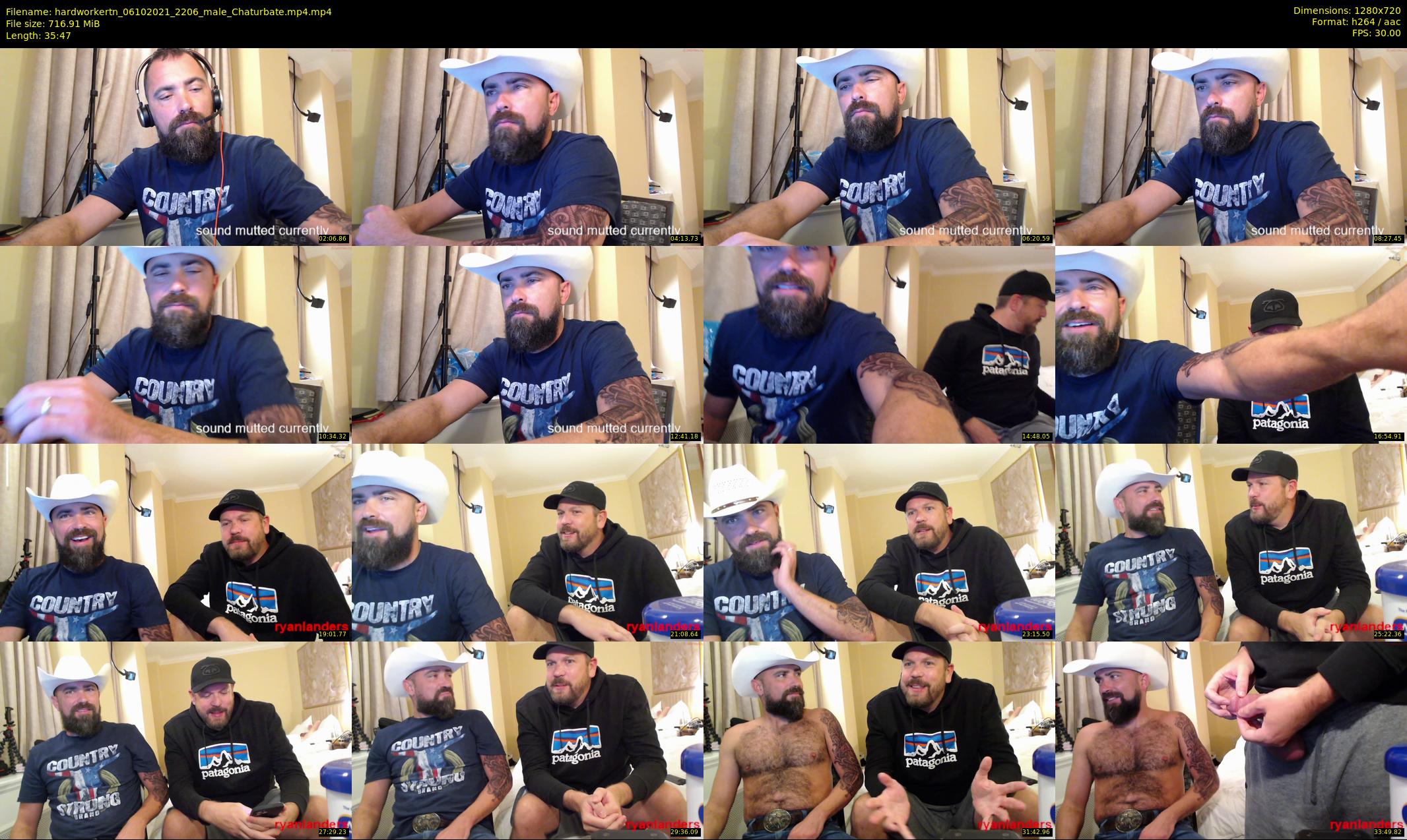 hardworkertn — 36 minute Chaturbate male cam show recording, 720p, Oct 6, 2021