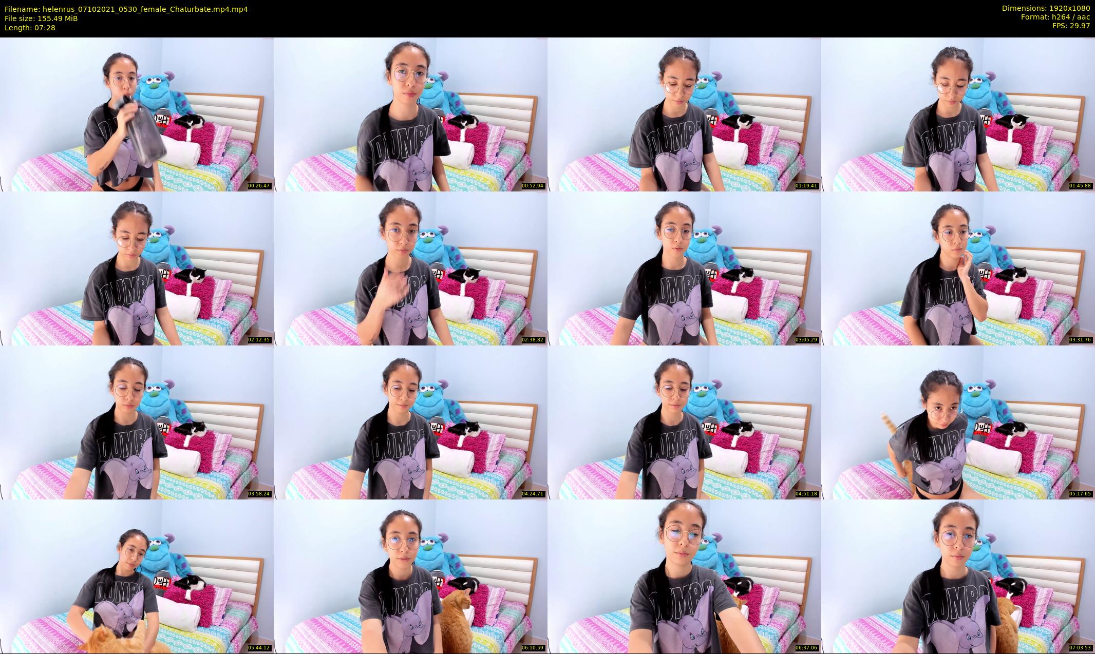 helenrus — 8 minute Chaturbate female cam show recording, 1080p, Oct 7, 2021