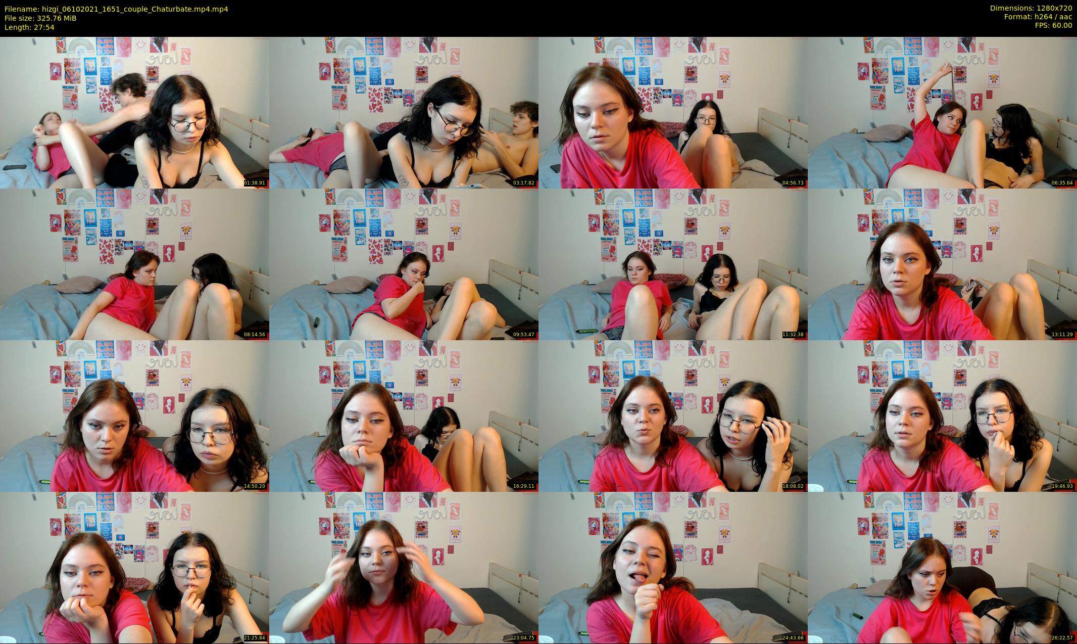 hizgi — 28 minute Chaturbate couple cam show recording, 720p, Oct 6, 2021