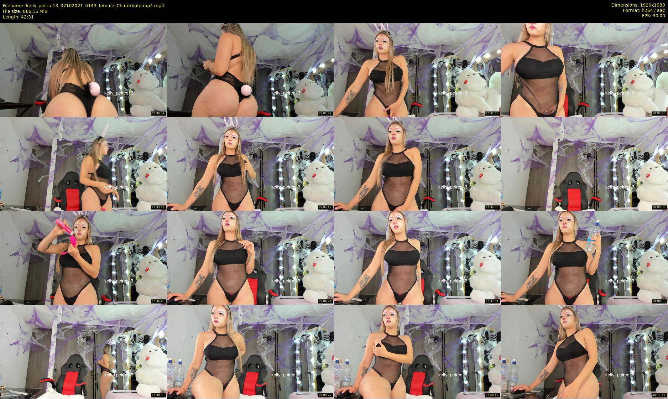 kelly_peirce13 — 43 minute Chaturbate female cam show recording, 1080p, Oct 7, 2021