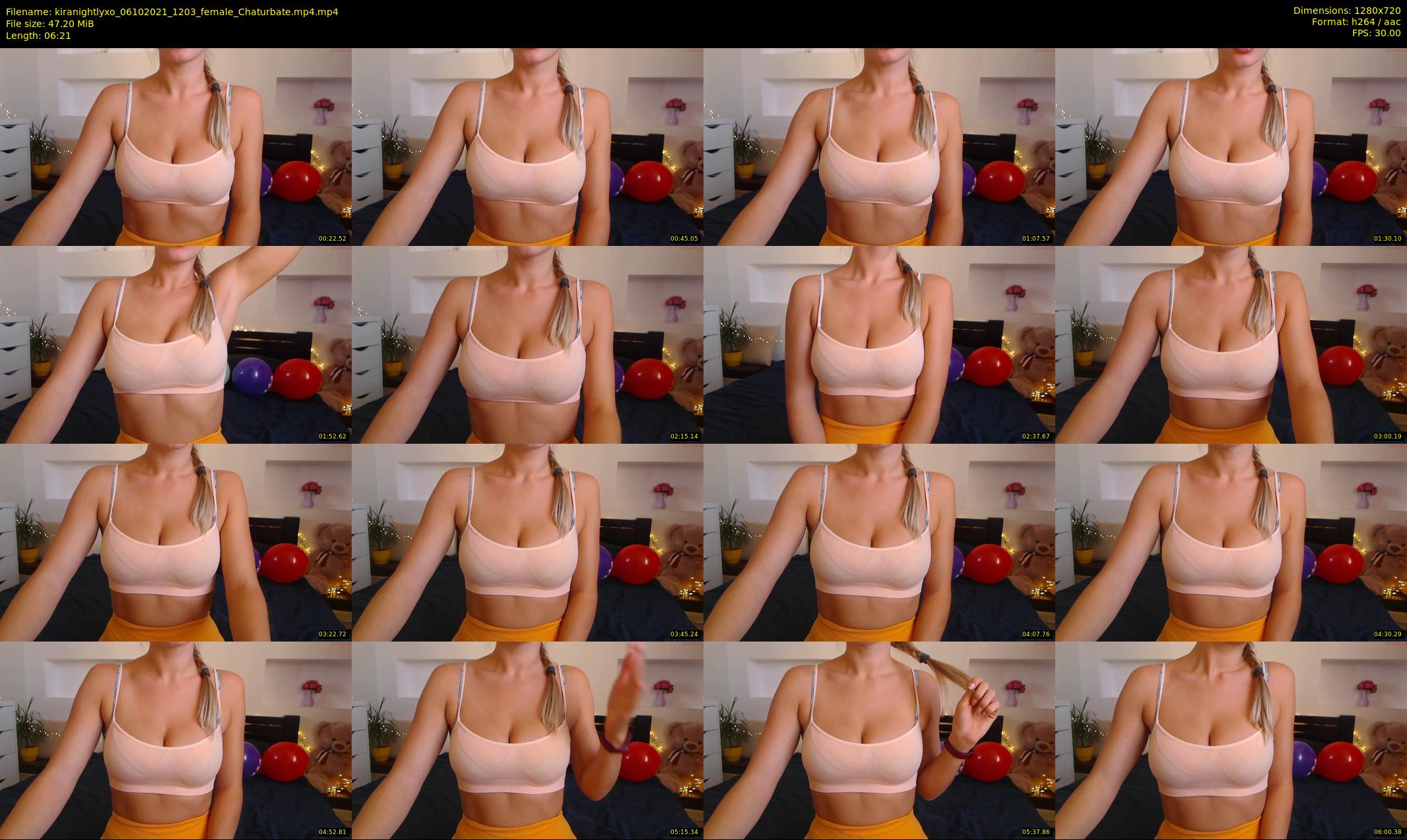 kiranightlyxo — 7 minute Chaturbate female cam show recording, 720p, Oct 6, 2021