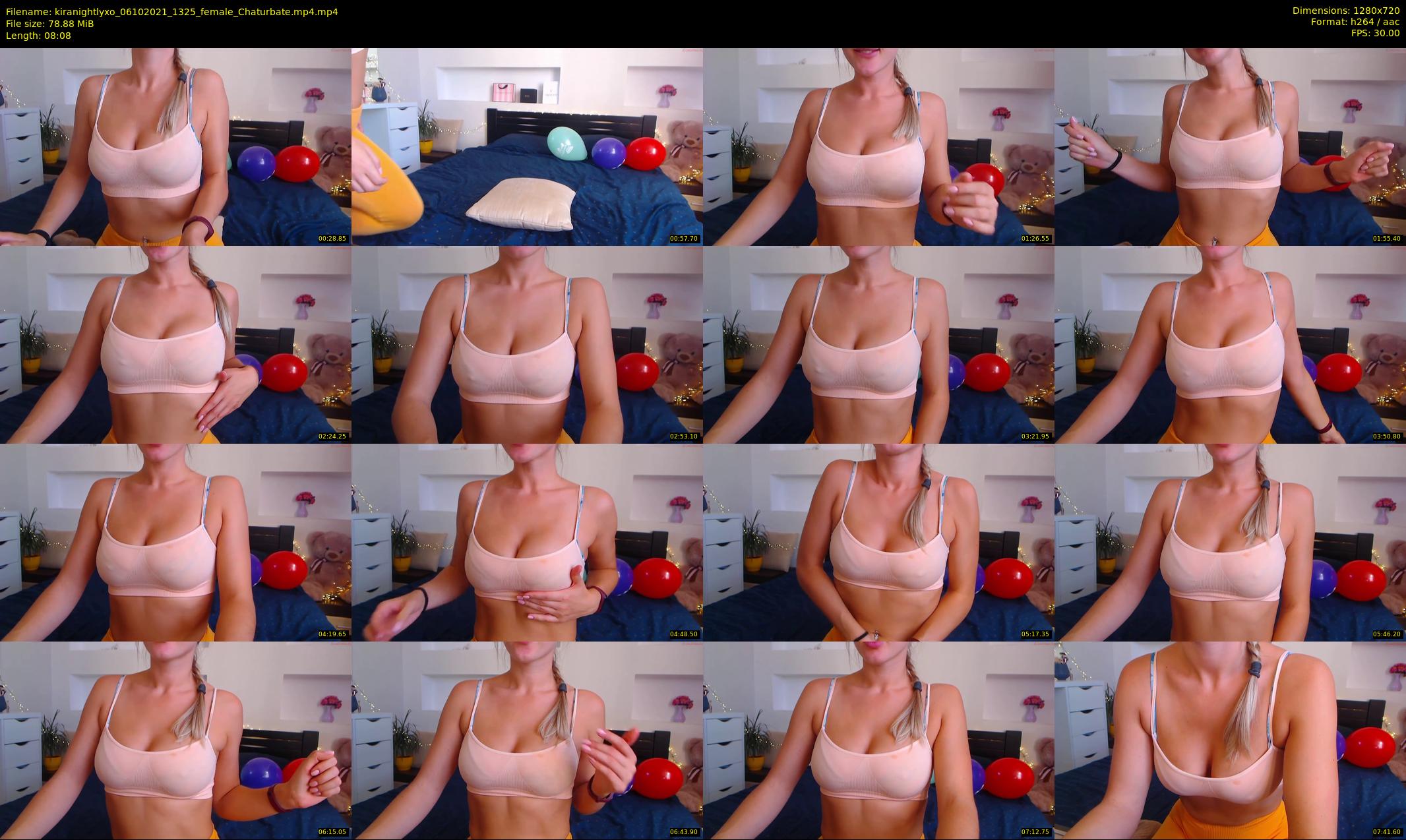 kiranightlyxo — 9 minute Chaturbate female cam show recording, 720p, Oct 6, 2021