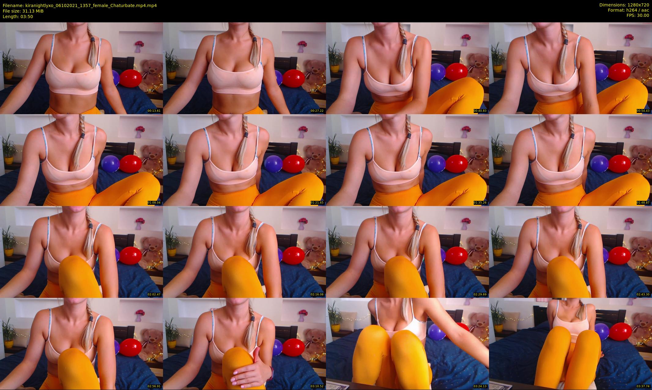 kiranightlyxo — 4 minute Chaturbate female cam show recording, 720p, Oct 6, 2021