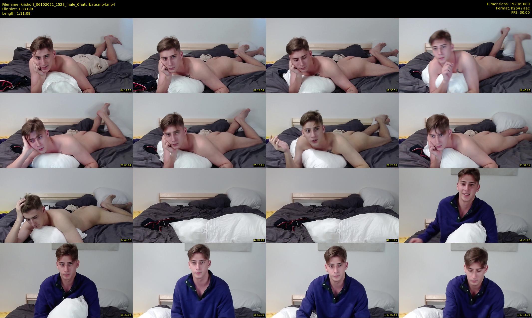 krishort — 72 minute Chaturbate male cam show recording, 1080p, Oct 6, 2021