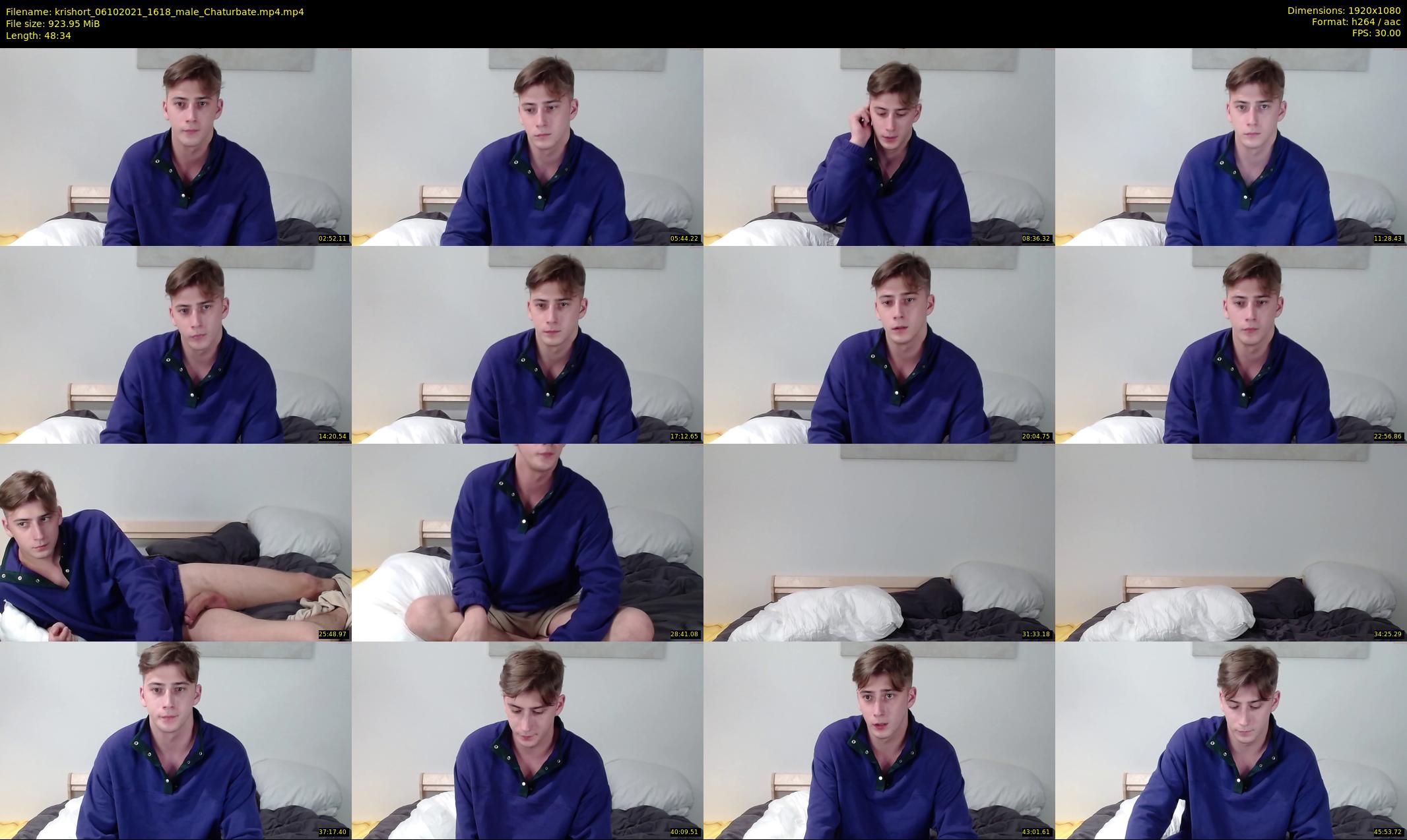 krishort — 49 minute Chaturbate male cam show recording, 1080p, Oct 6, 2021