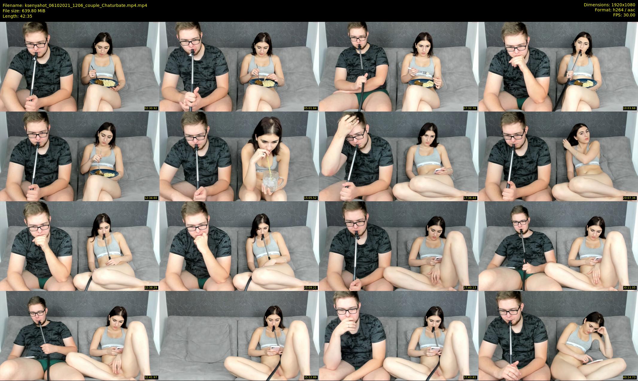 ksenyahot — 43 minute Chaturbate couple cam show recording, 1080p, Oct 6, 2021