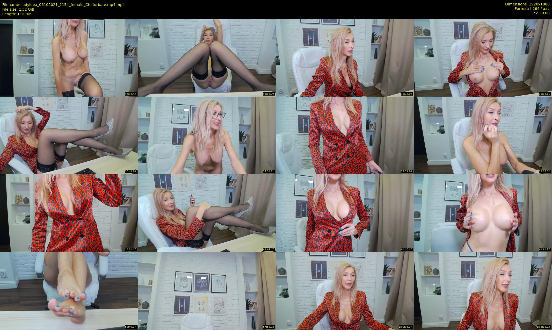 ladyleea — 71 minute Chaturbate female cam show recording, 1080p, Oct 6, 2021