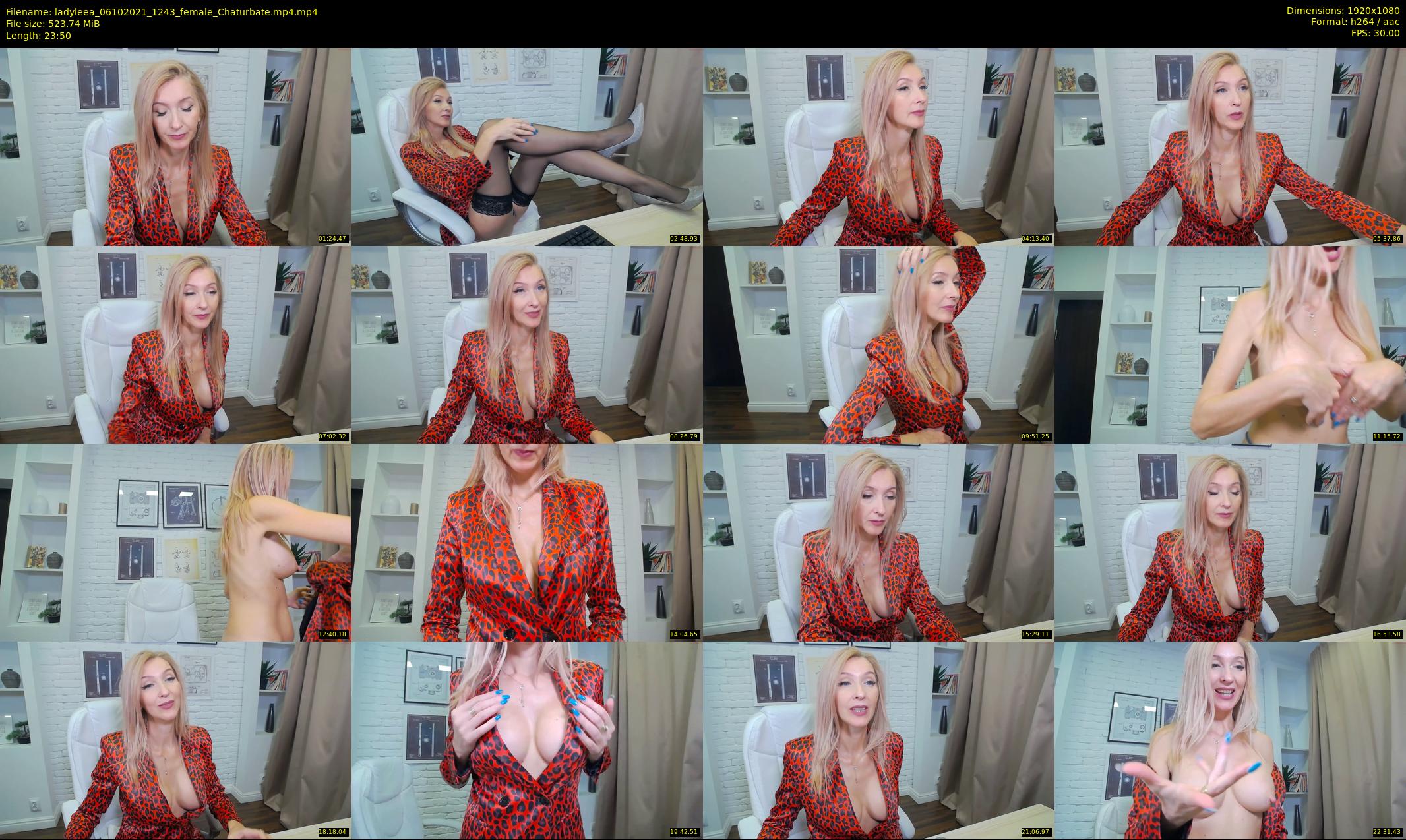ladyleea — 24 minute Chaturbate female cam show recording, 1080p, Oct 6, 2021