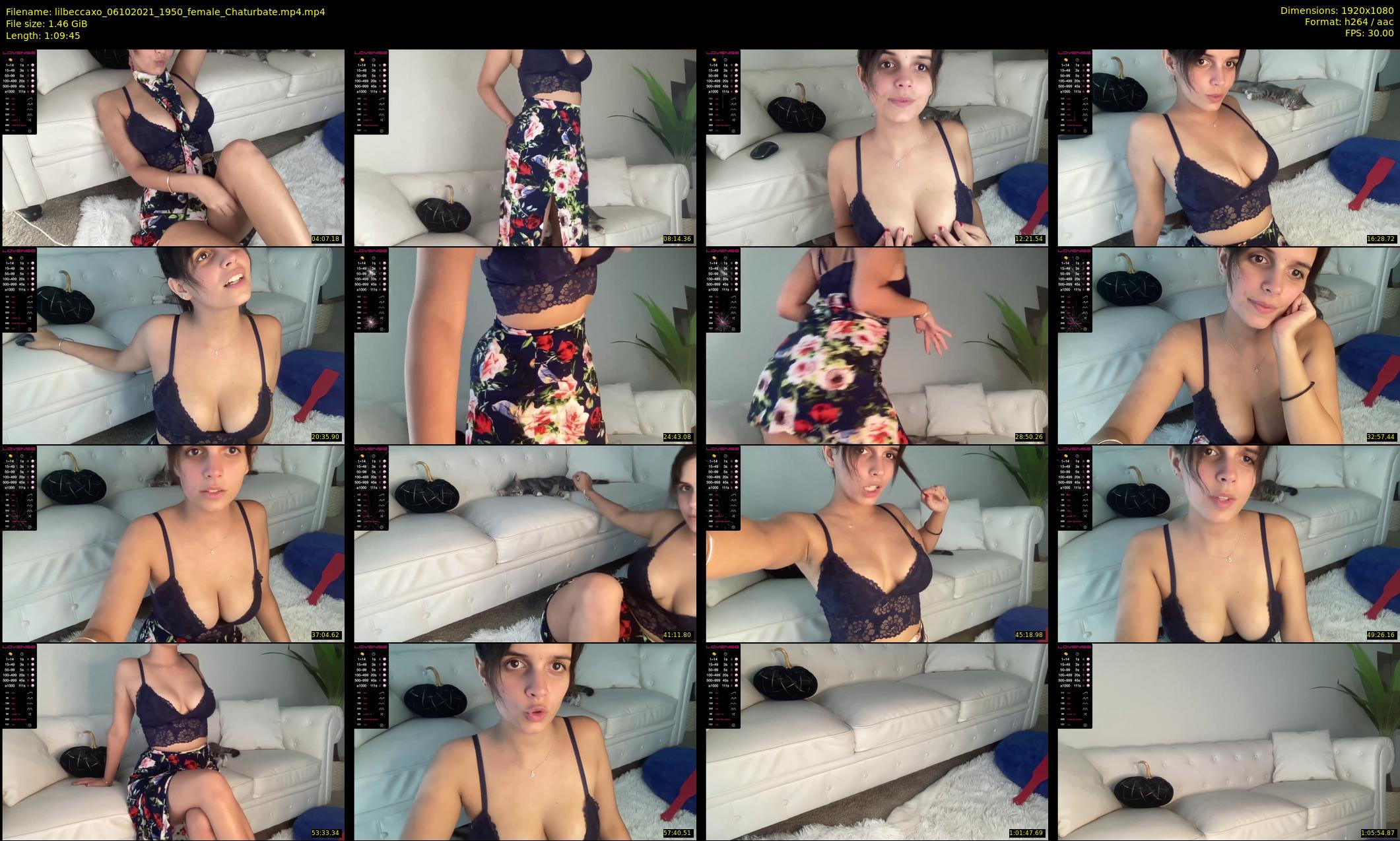 lilbeccaxo — 70 minute Chaturbate female cam show recording, 1080p, Oct 6, 2021