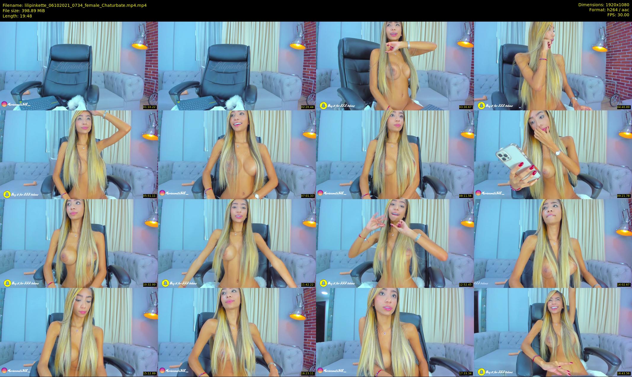 lilipinkette — 20 minute Chaturbate female cam show recording, 1080p, Oct 6, 2021