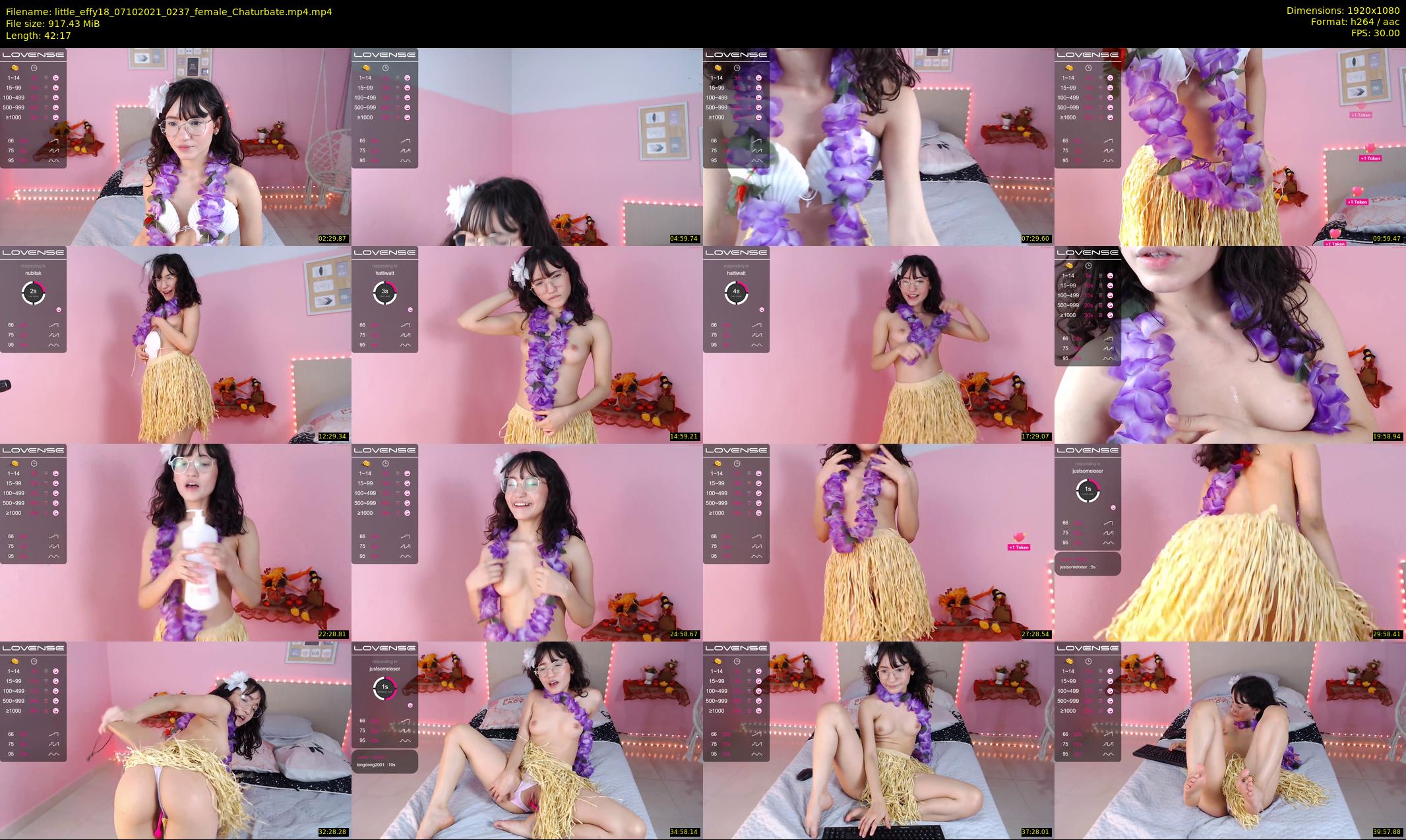 little_effy18 — 43 minute Chaturbate female cam show recording, 1080p, Oct 7, 2021