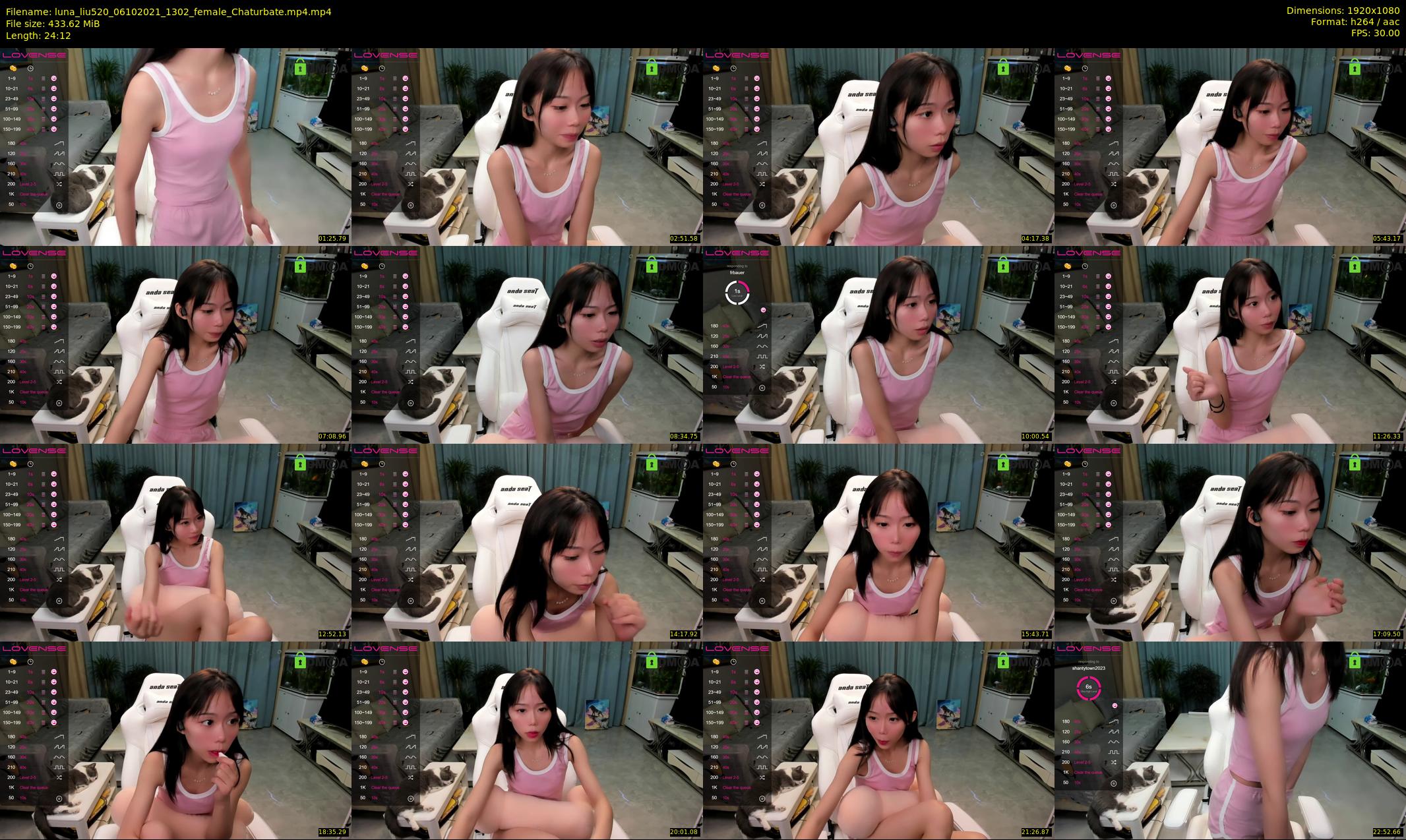 luna_liu520 — 25 minute Chaturbate female cam show recording, 1080p, Oct 6, 2021