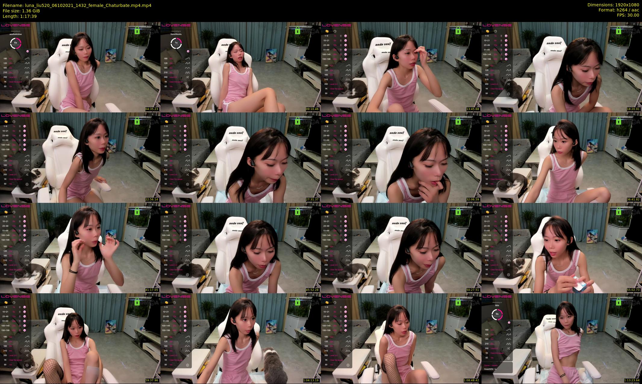 luna_liu520 — 78 minute Chaturbate female cam show recording, 1080p, Oct 6, 2021