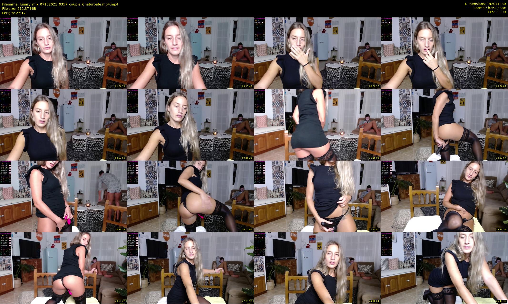 lunary_mix — 28 minute Chaturbate couple cam show recording, 1080p, Oct 7, 2021
