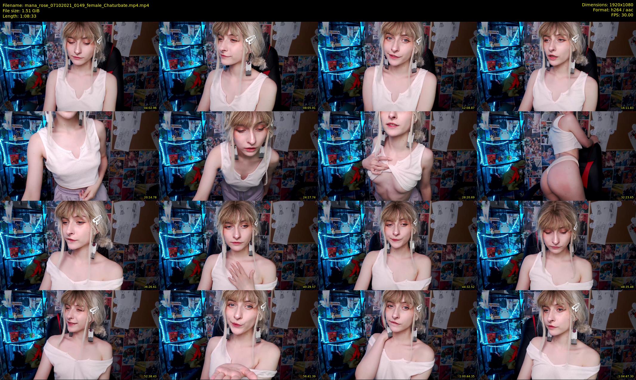 mana_rose — 69 minute Chaturbate female cam show recording, 1080p, Oct 7, 2021