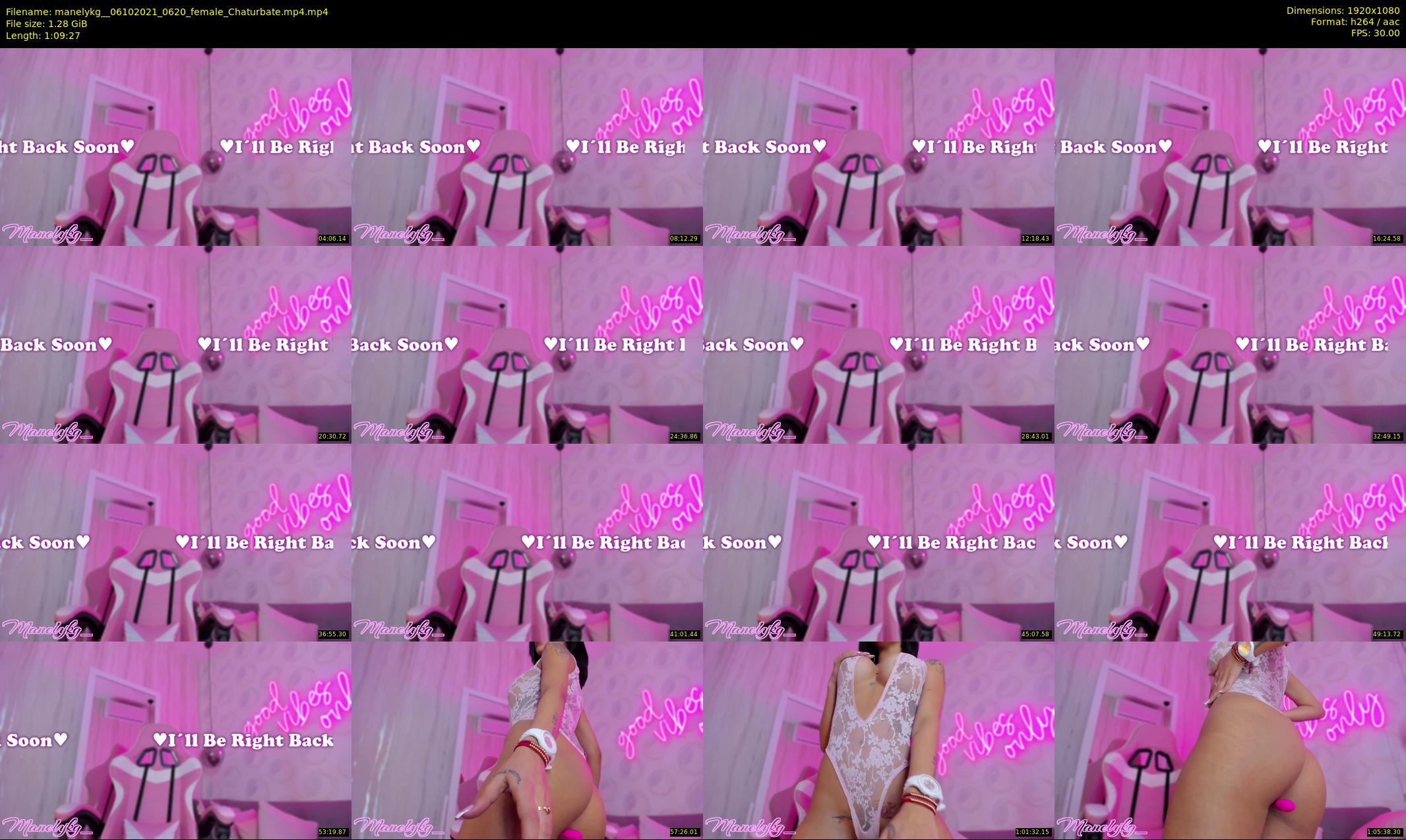 manelykg_ — 70 minute Chaturbate female cam show recording, 1080p, Oct 6, 2021