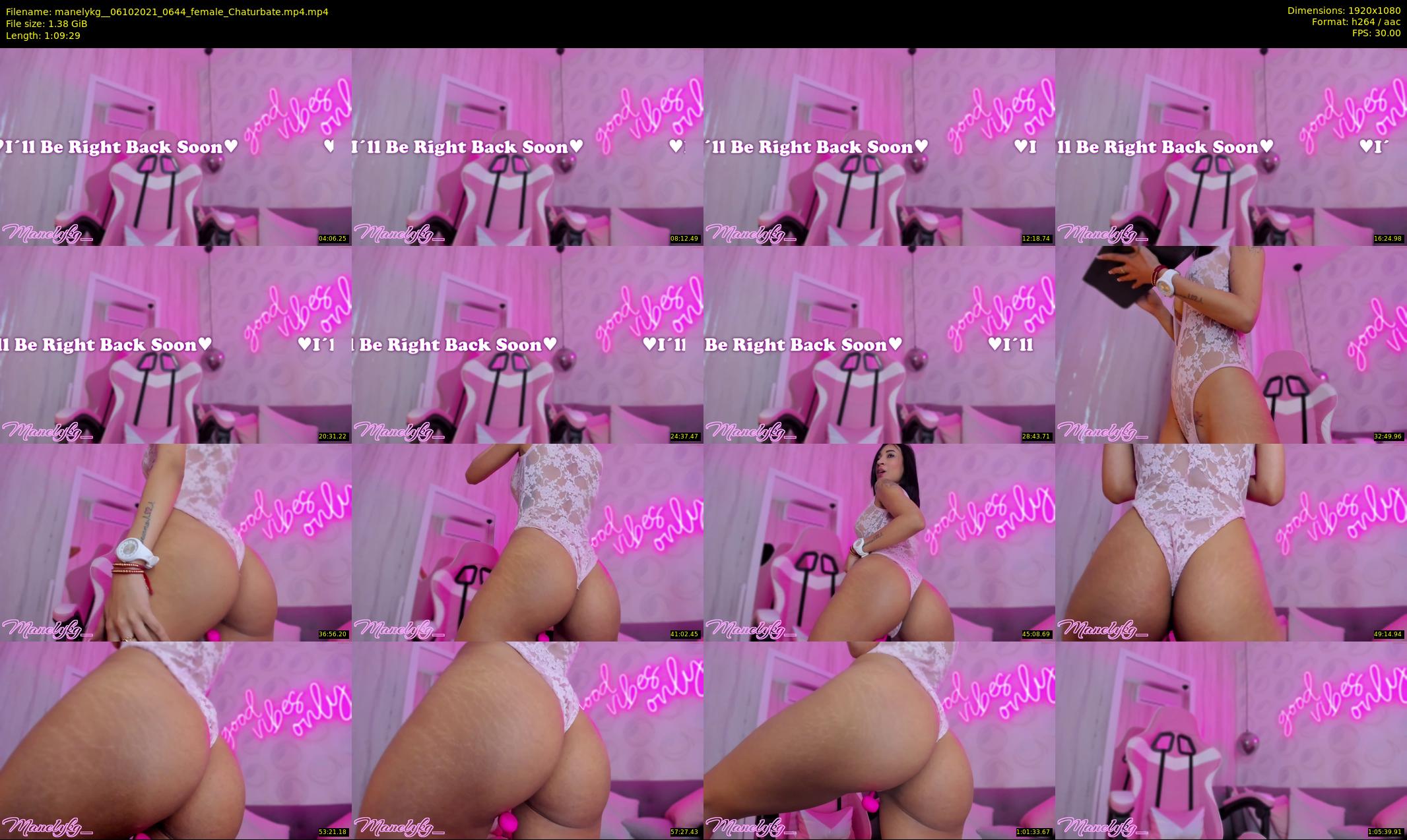 manelykg_ — 70 minute Chaturbate female cam show recording, 1080p, Oct 6, 2021