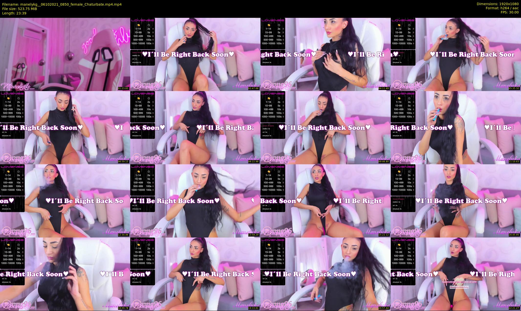 manelykg_ — 24 minute Chaturbate female cam show recording, 1080p, Oct 6, 2021