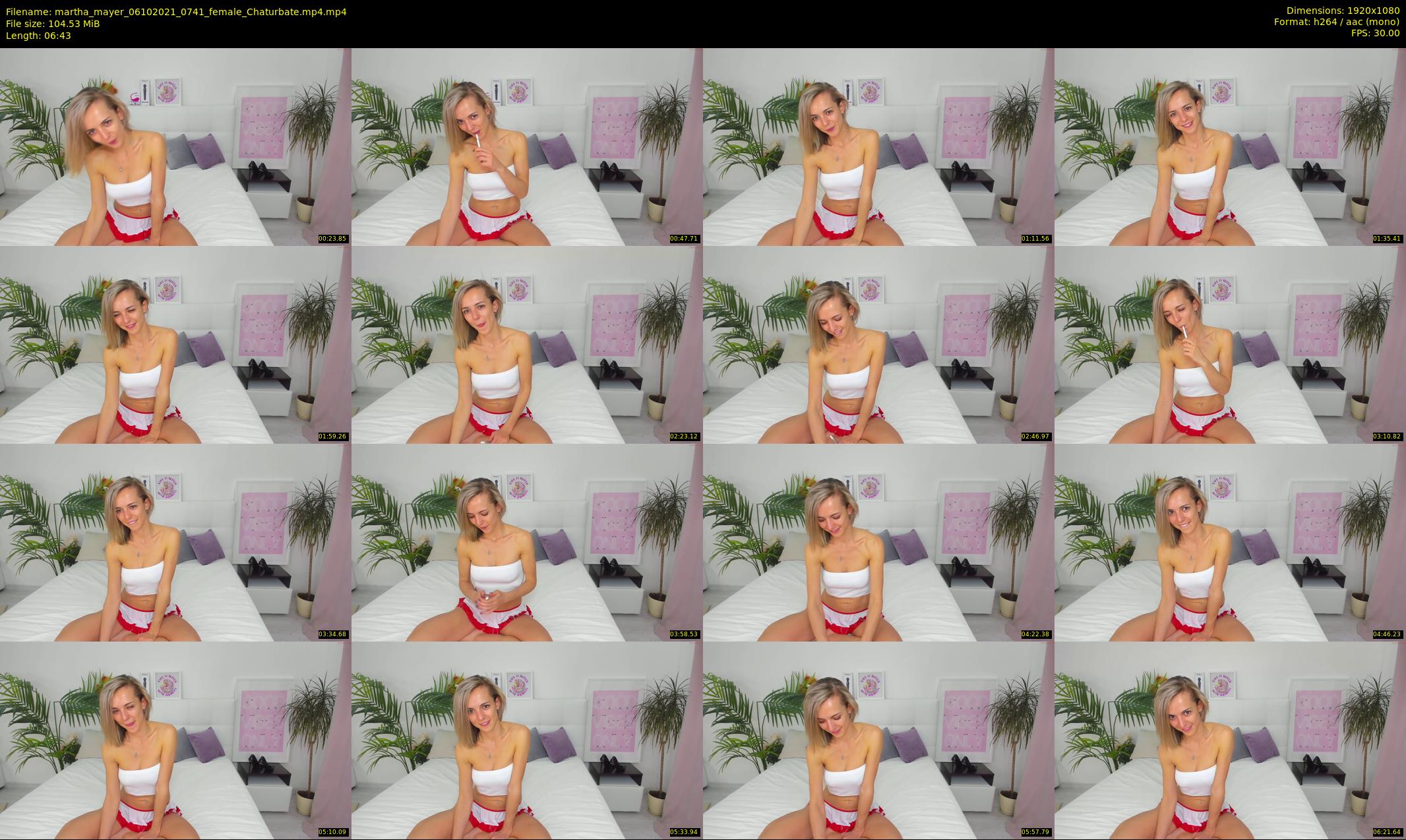 martha_mayer — 7 minute Chaturbate female cam show recording, 1080p, Oct 6, 2021