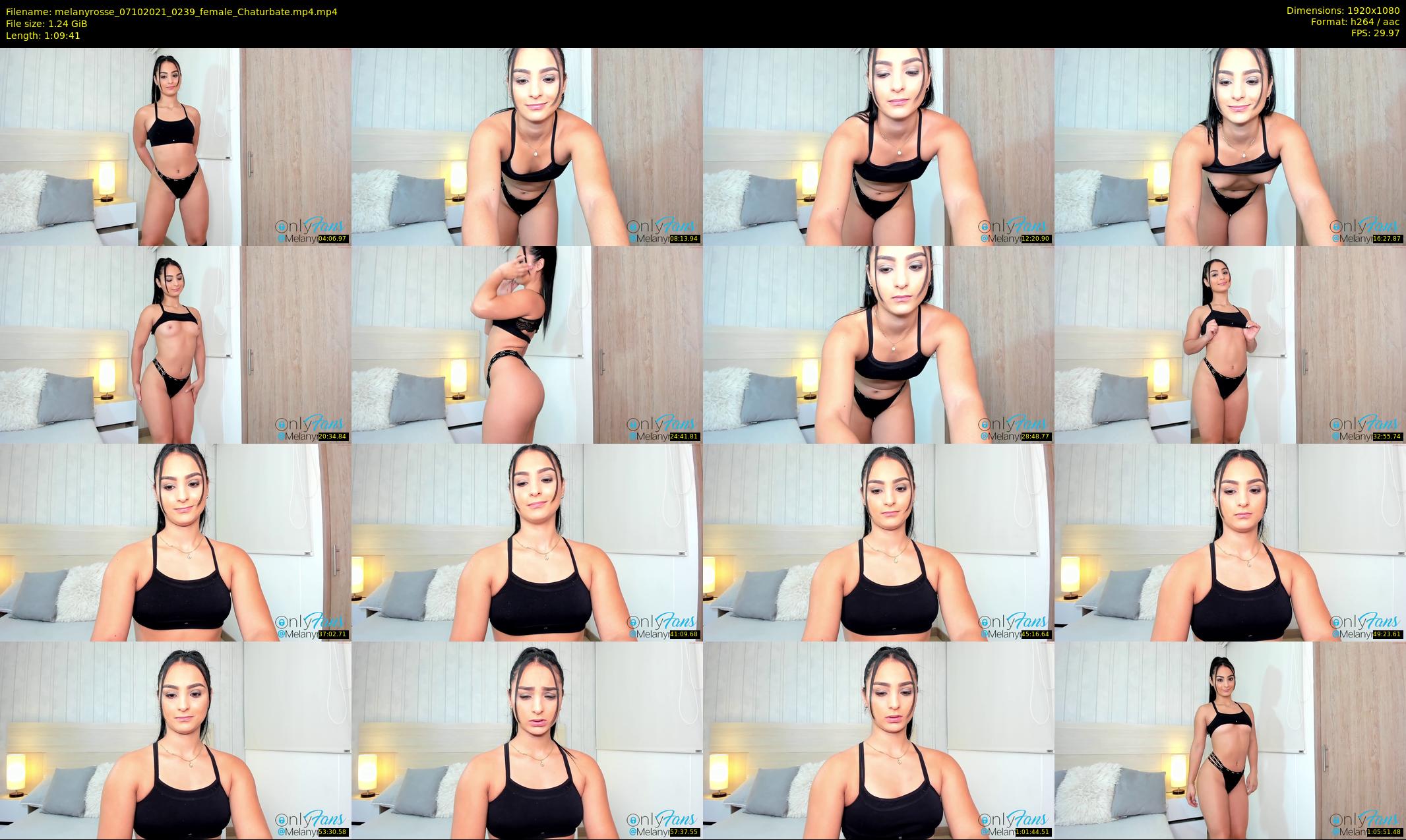 melanyrosse — 70 minute Chaturbate female cam show recording, 1080p, Oct 7, 2021