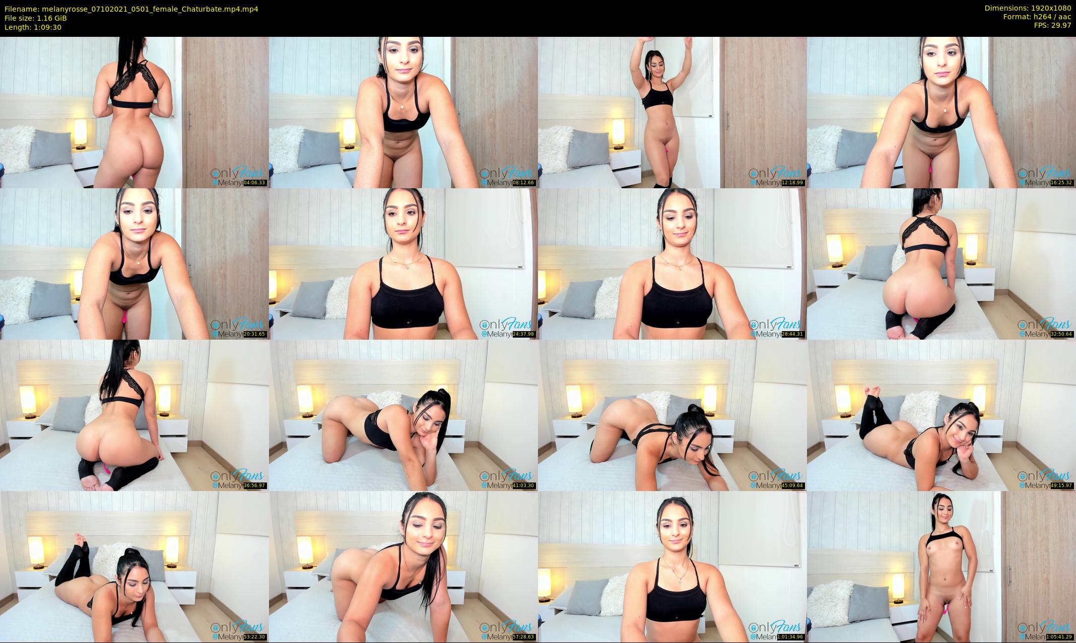 melanyrosse — 70 minute Chaturbate female cam show recording, 1080p, Oct 7, 2021