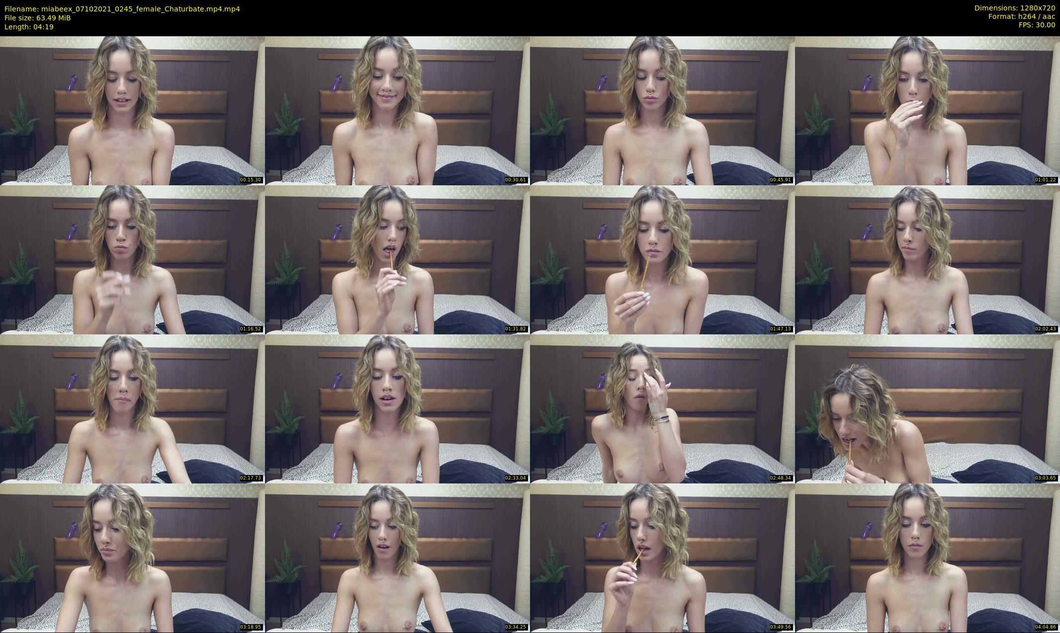 miabeex — 5 minute Chaturbate female cam show recording, 720p, Oct 7, 2021