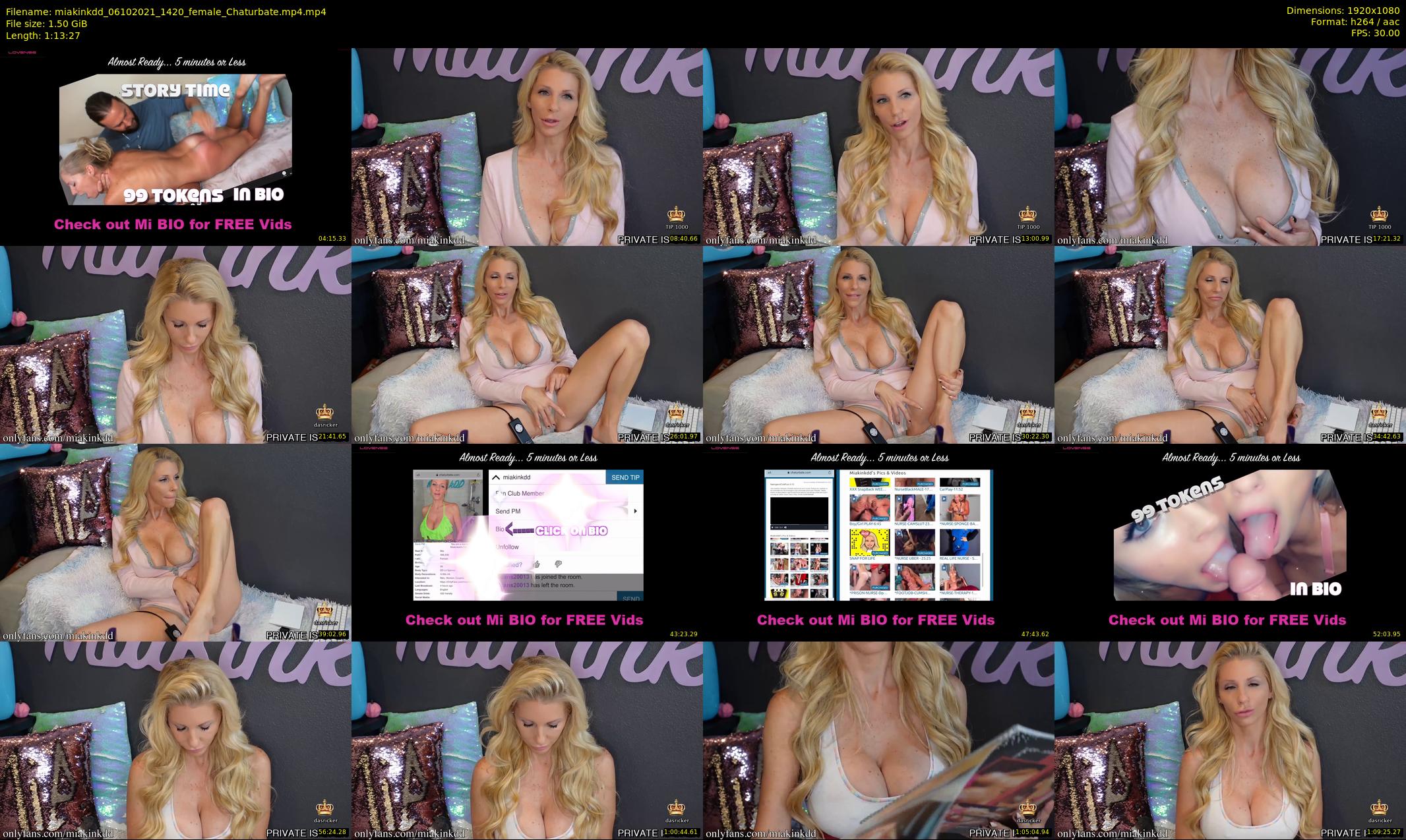 miakinkdd — 74 minute Chaturbate female cam show recording, 1080p, Oct 6, 2021