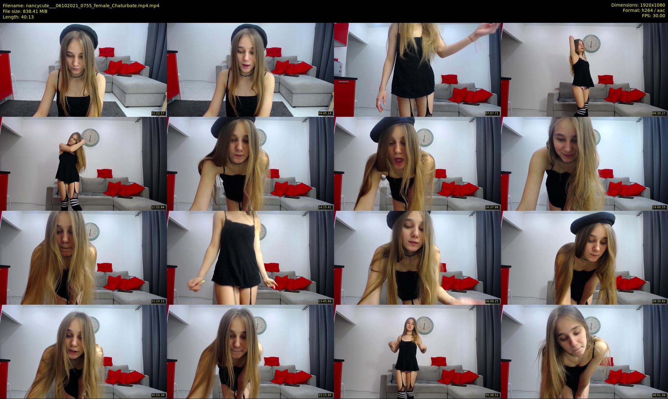 nancycute__ — 41 minute Chaturbate female cam show recording, 1080p, Oct 6, 2021