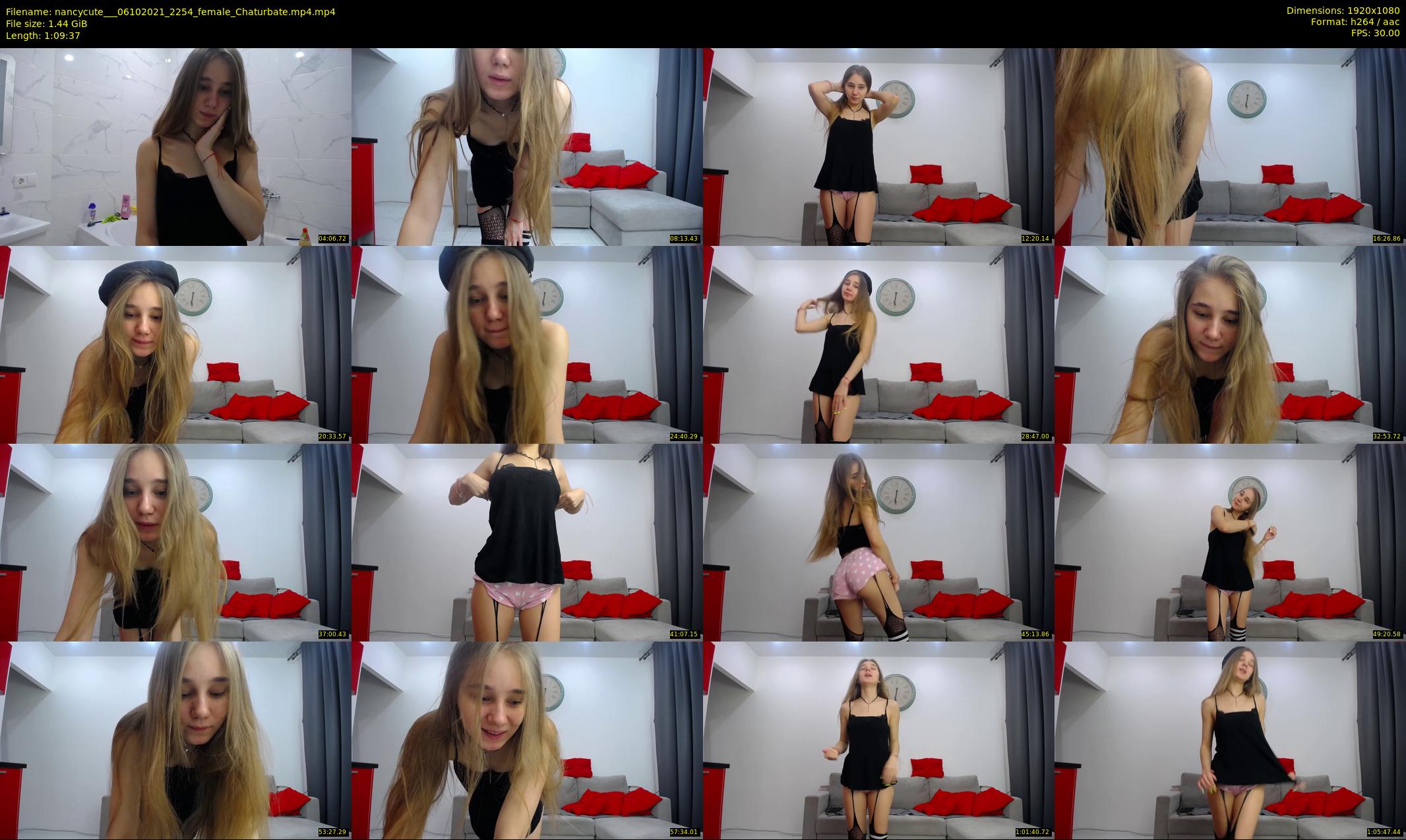 nancycute__ — 70 minute Chaturbate female cam show recording, 1080p, Oct 6, 2021