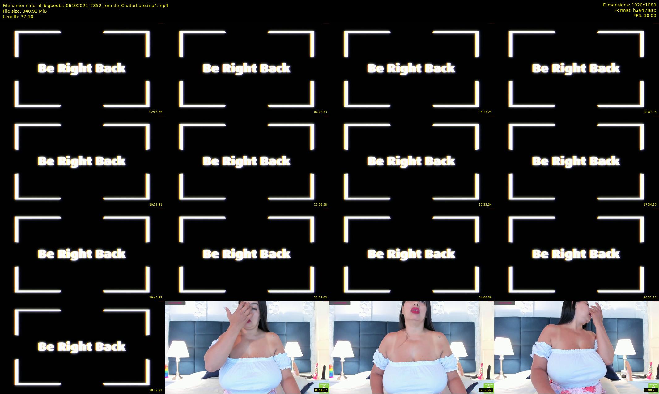 natural_bigboobs — 38 minute Chaturbate female cam show recording, 1080p, Oct 6, 2021