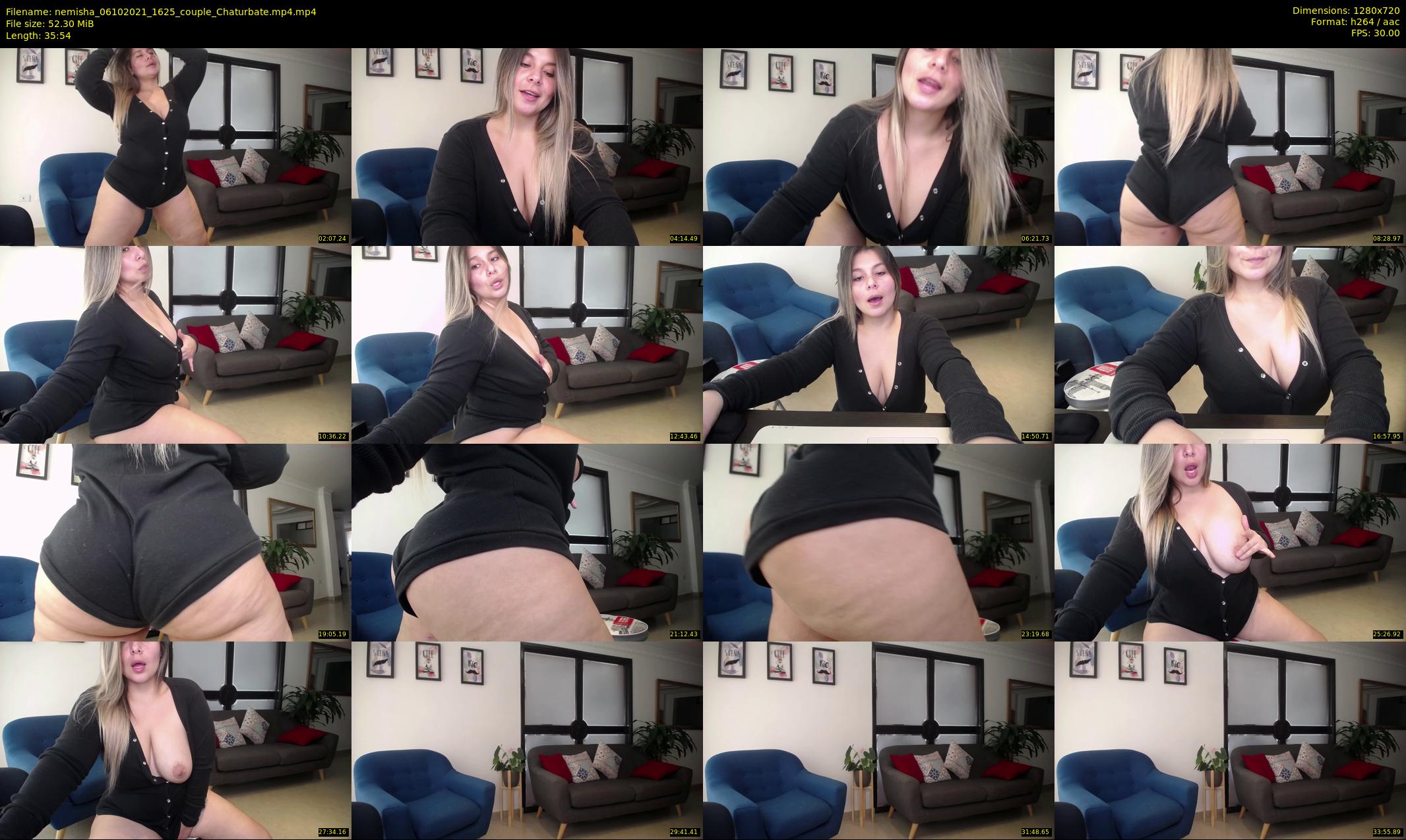 nemisha — 36 minute Chaturbate female cam show recording, 720p, Oct 6, 2021