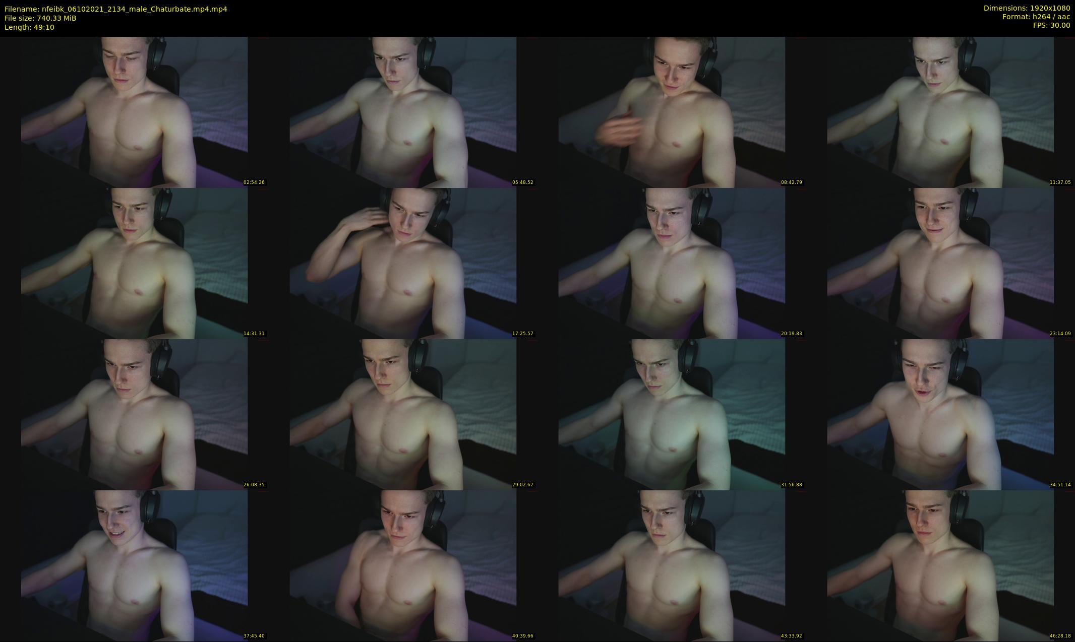 nfeibk — 50 minute Chaturbate male cam show recording, 1080p, Oct 6, 2021