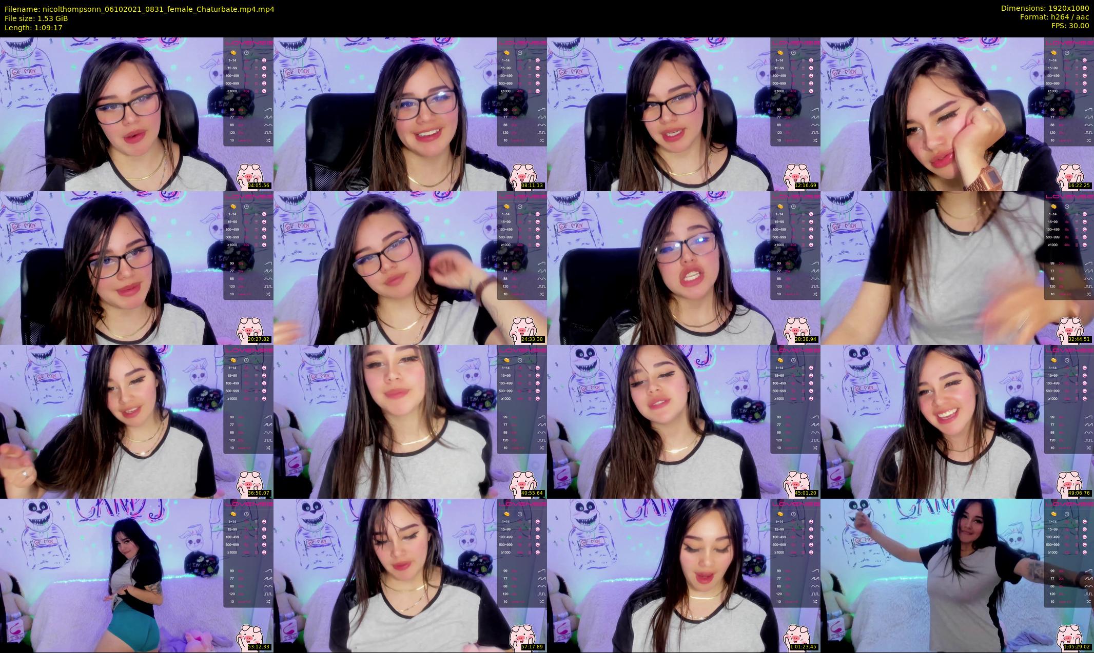 nicolthompsonn — 70 minute Chaturbate female cam show recording, 1080p, Oct 6, 2021