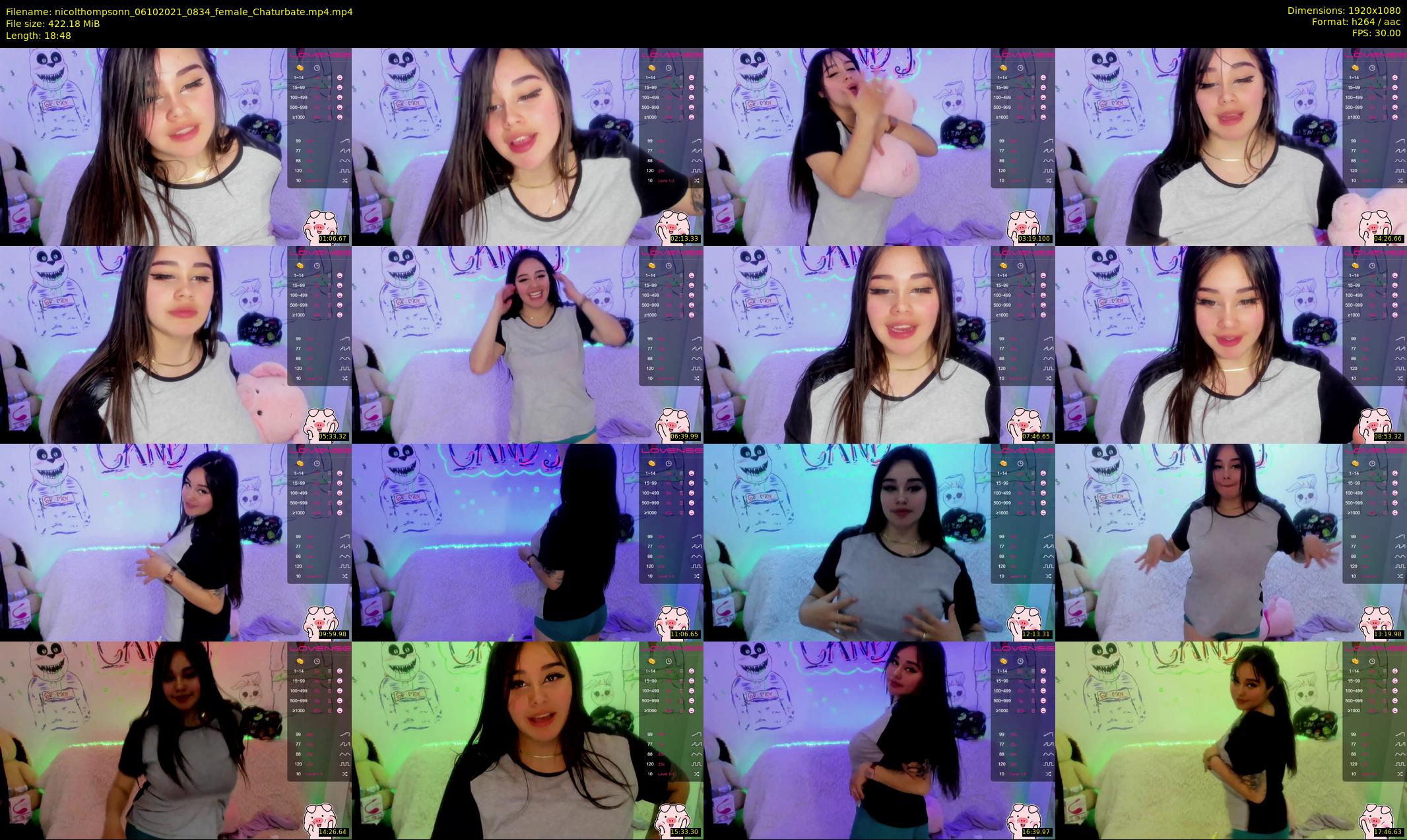 nicolthompsonn — 19 minute Chaturbate female cam show recording, 1080p, Oct 6, 2021