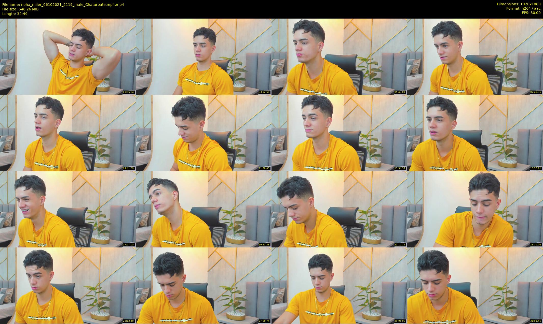 noha_miler — 33 minute Chaturbate male cam show recording, 1080p, Oct 6, 2021
