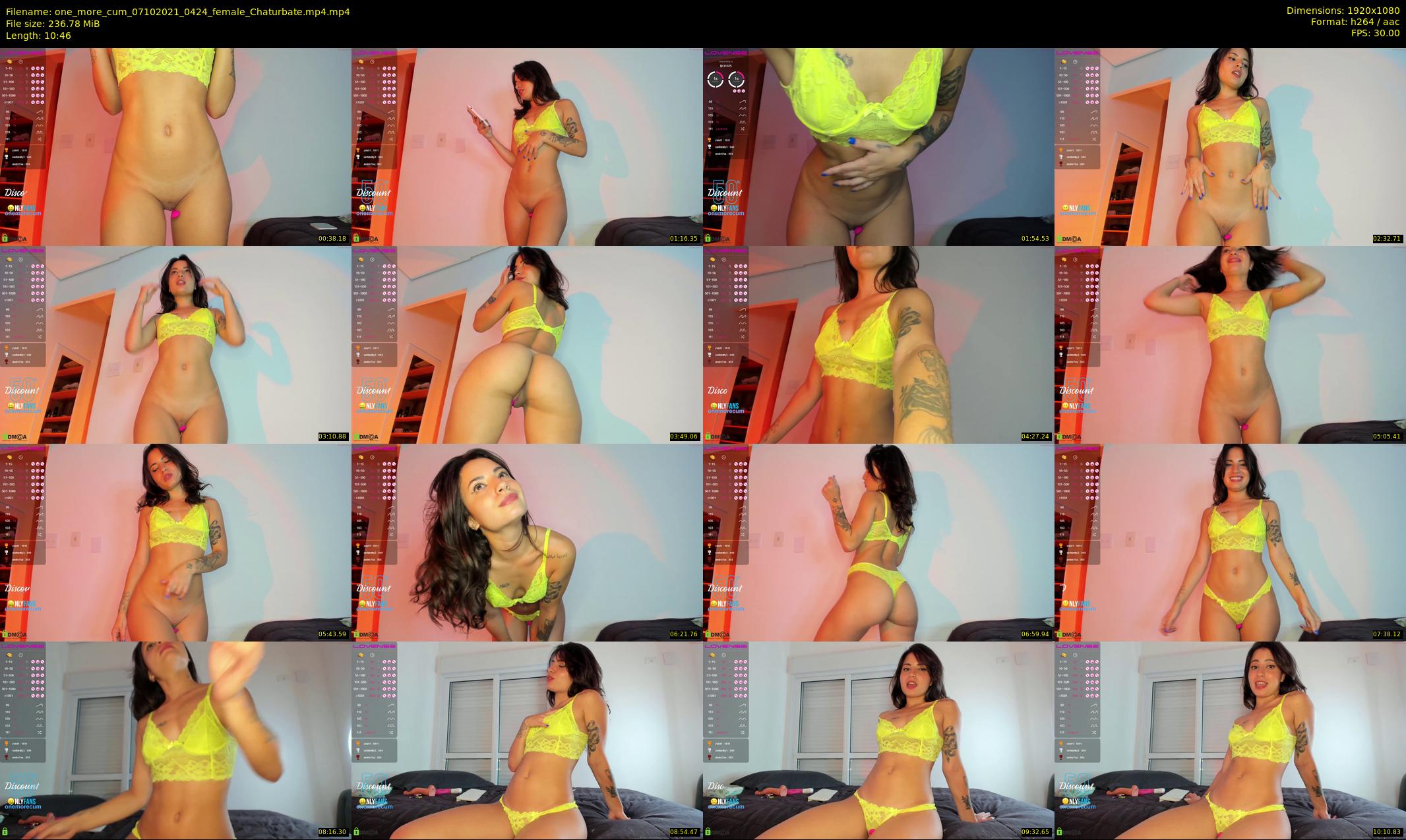 one_more_cum — 11 minute Chaturbate couple cam show recording, 1080p, Oct 7, 2021