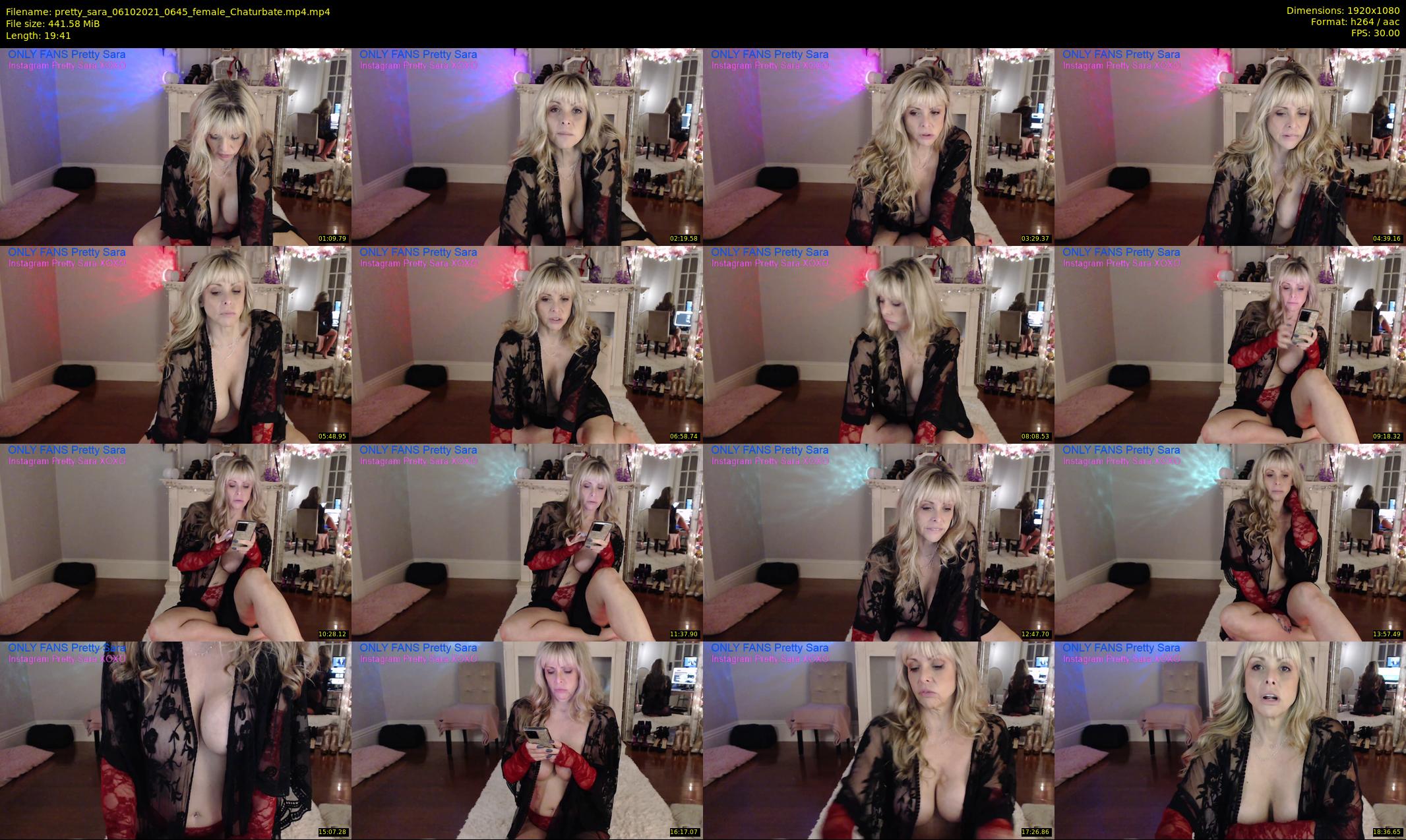 pretty_sara — 20 minute Chaturbate female cam show recording, 1080p, Oct 6, 2021