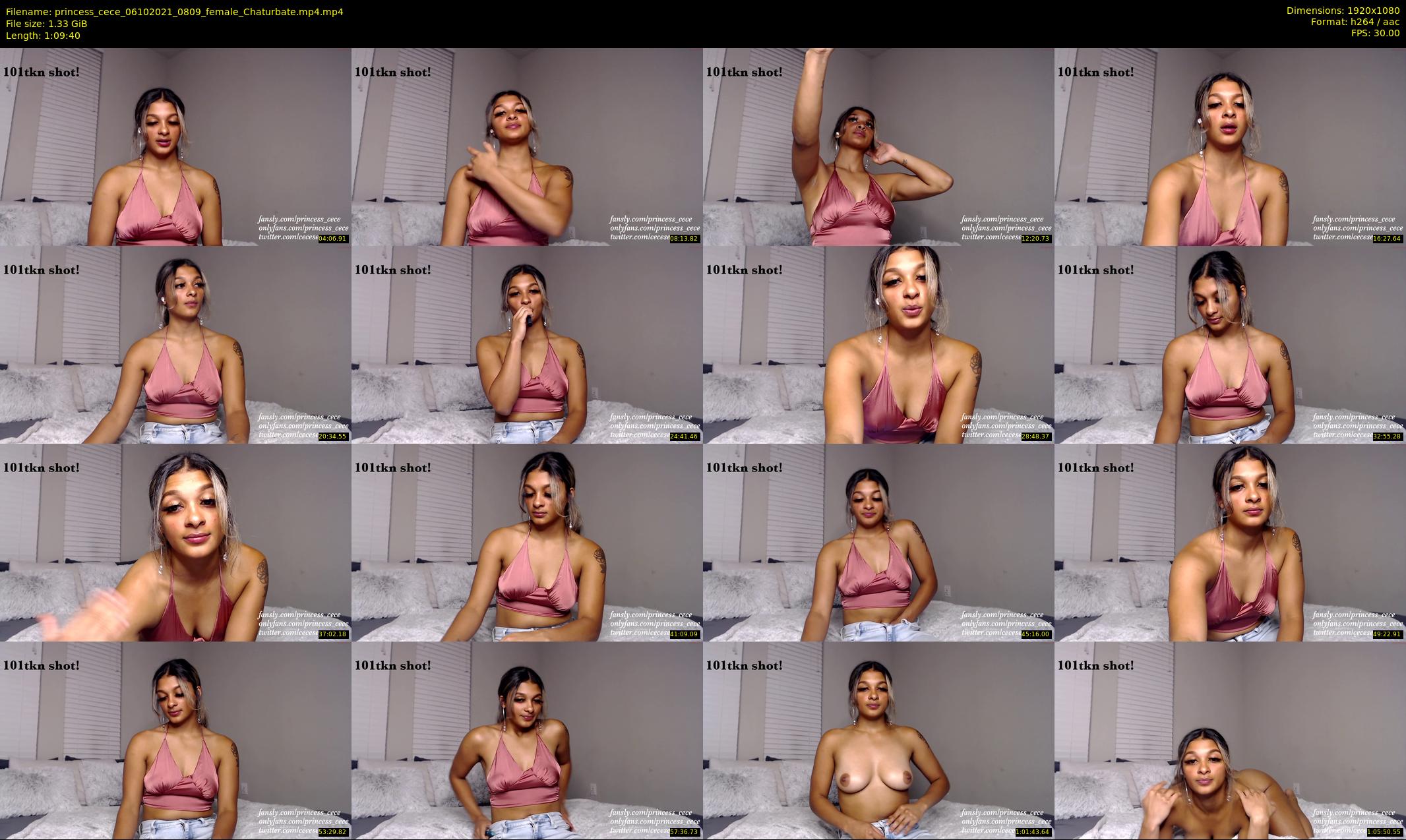 princess_cece — 70 minute Chaturbate female cam show recording, 1080p, Oct 6, 2021
