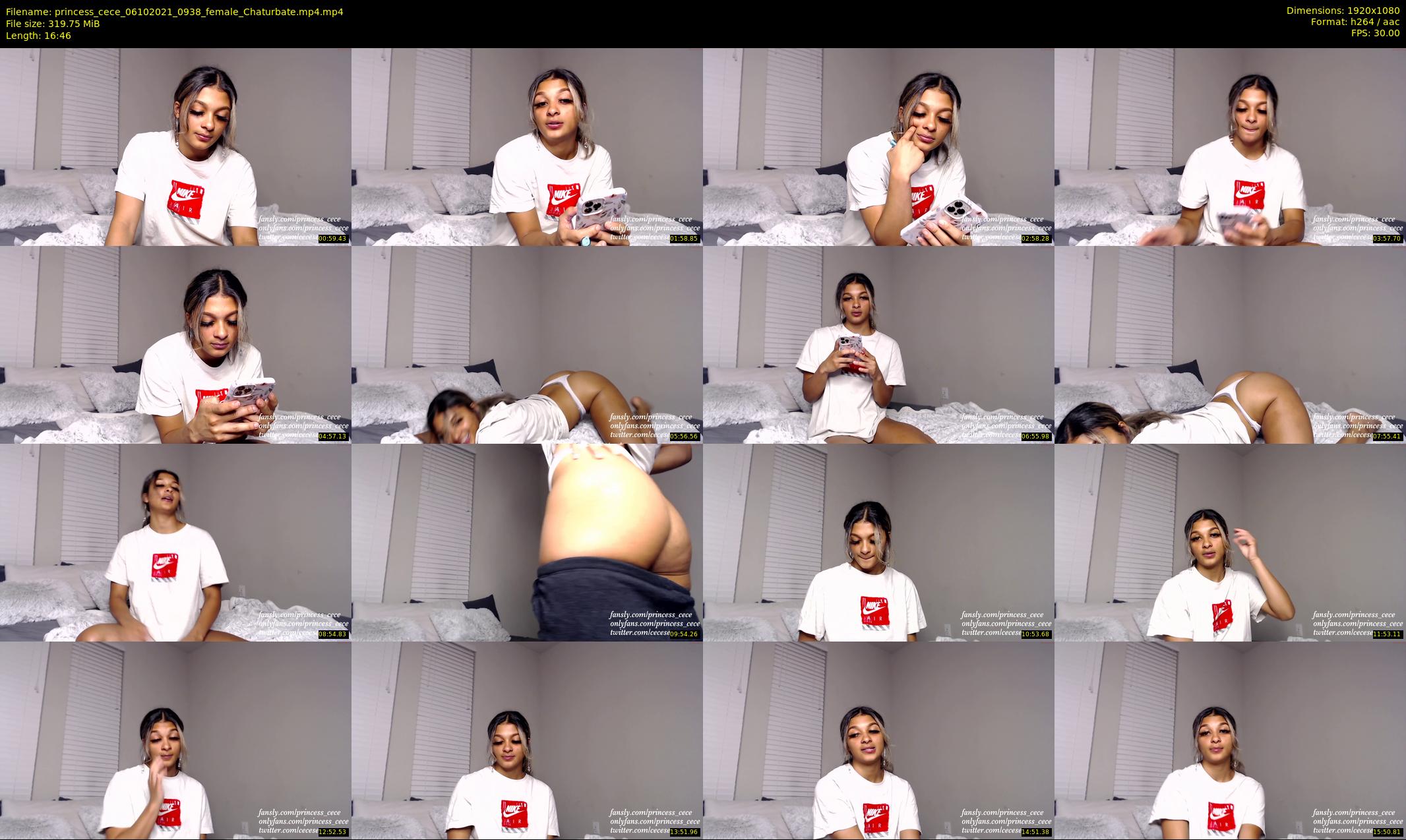 princess_cece — 17 minute Chaturbate female cam show recording, 1080p, Oct 6, 2021