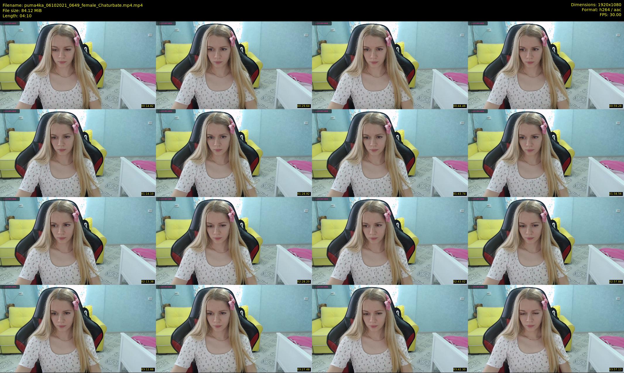 puma4ka — 5 minute Chaturbate female cam show recording, 1080p, Oct 6, 2021
