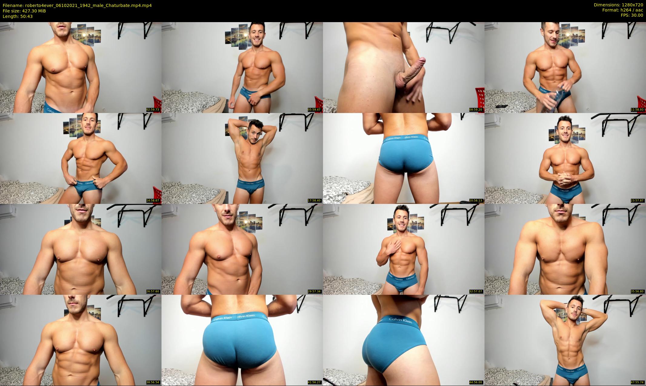 roberto4ever — 51 minute Chaturbate male cam show recording, 720p, Oct 6, 2021