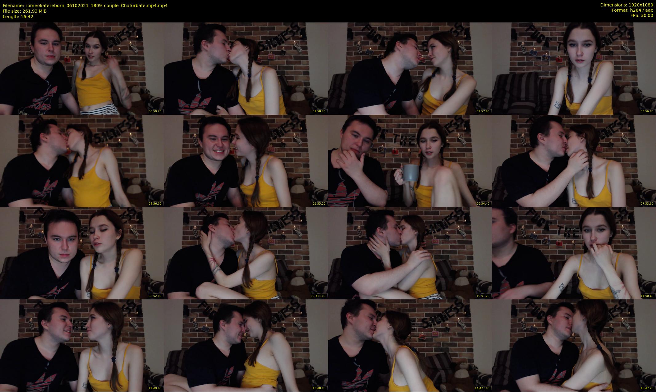 romeokatereborn — 17 minute Chaturbate couple cam show recording, 1080p, Oct 6, 2021