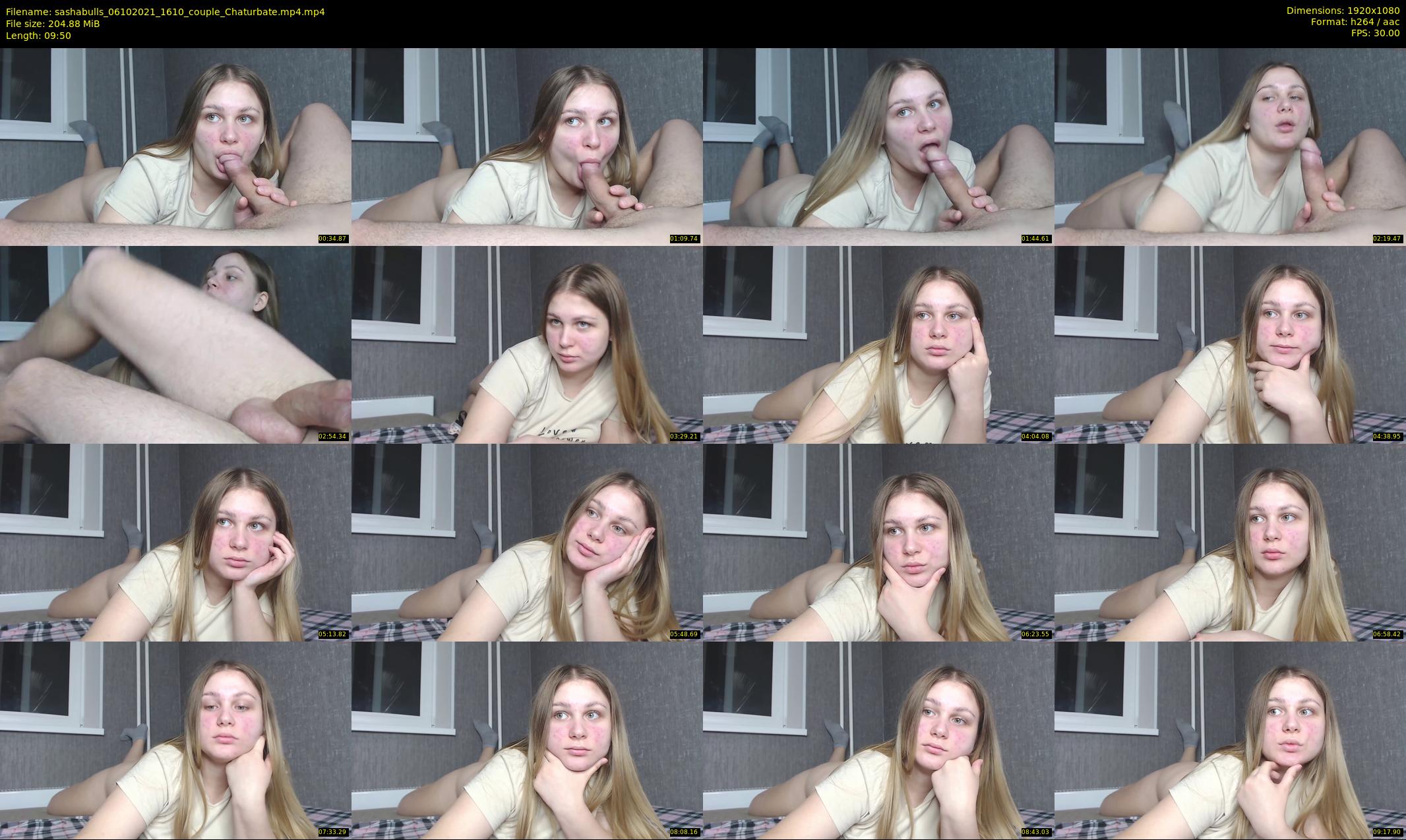 sashabulls — 10 minute Chaturbate couple cam show recording, 1080p, Oct 6, 2021