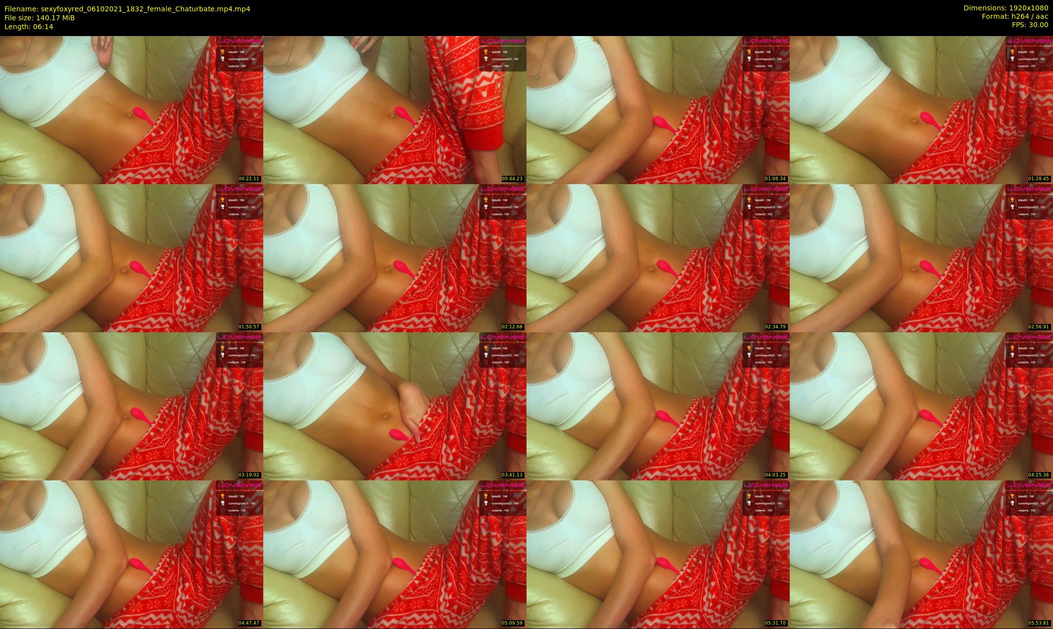 sexyfoxyred — 7 minute Chaturbate female cam show recording, 1080p, Oct 6, 2021