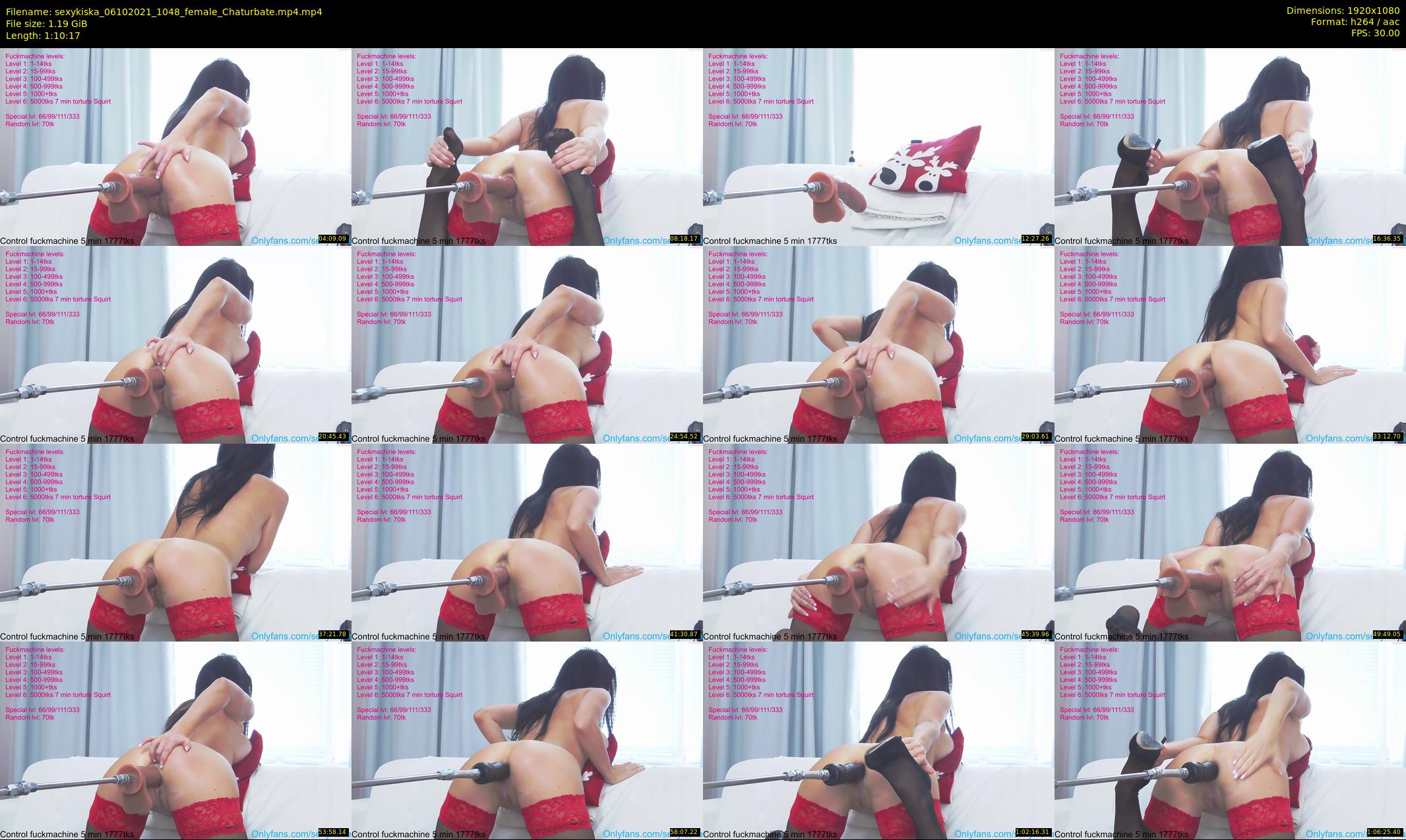 sexykiska — 71 minute Chaturbate female cam show recording, 1080p, Oct 6, 2021