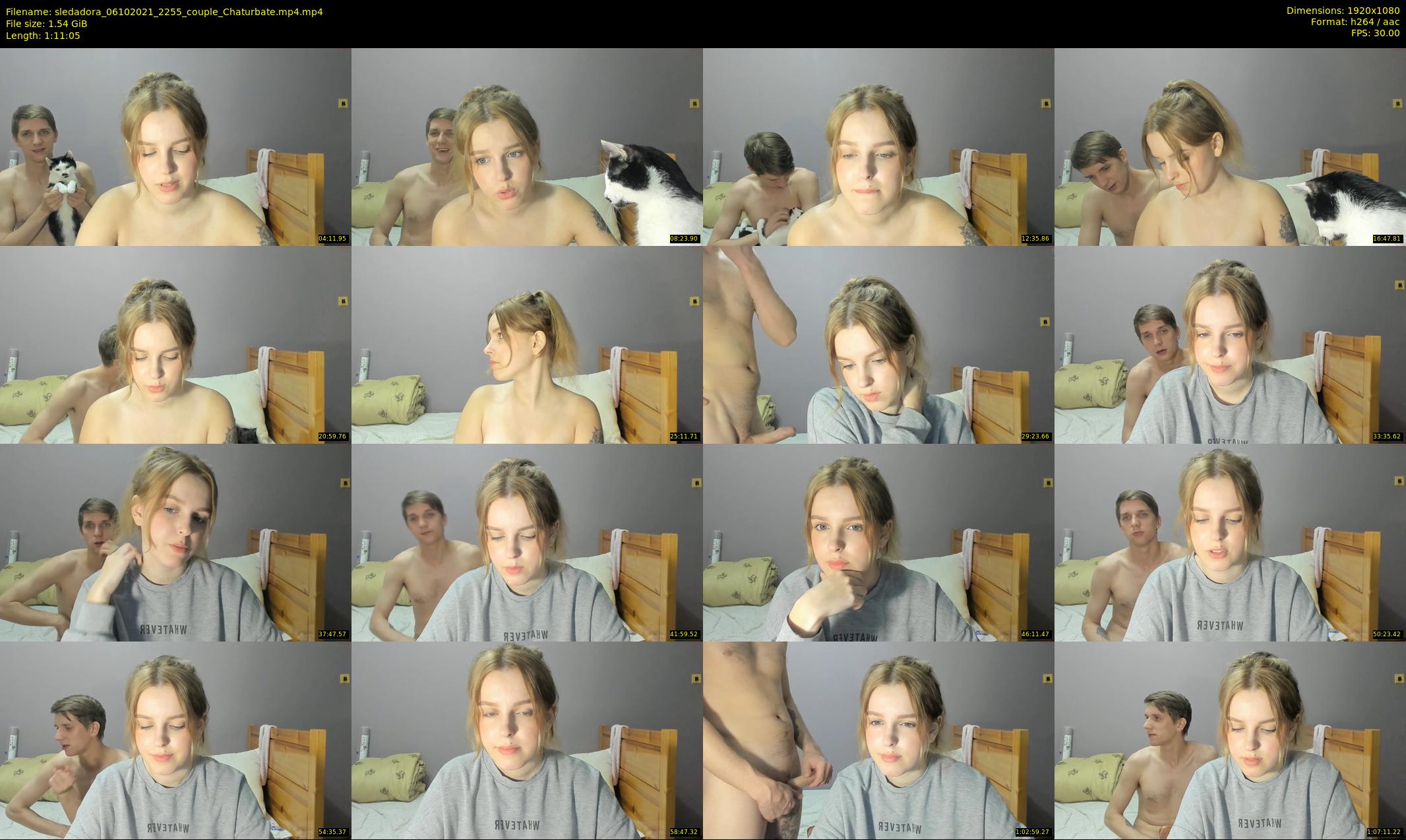 sledadora — 72 minute Chaturbate couple cam show recording, 1080p, Oct 6, 2021