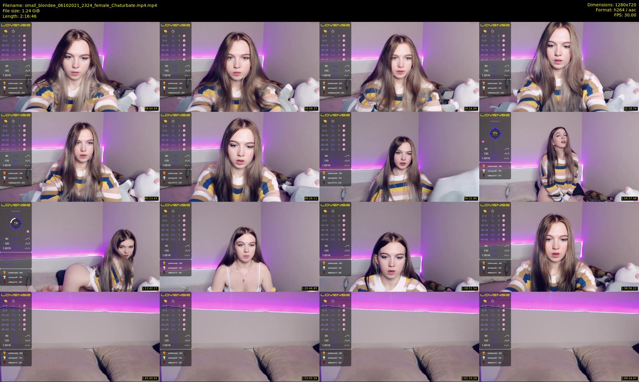 small_blondee — 137 minute Chaturbate female cam show recording, 720p, Oct 6, 2021
